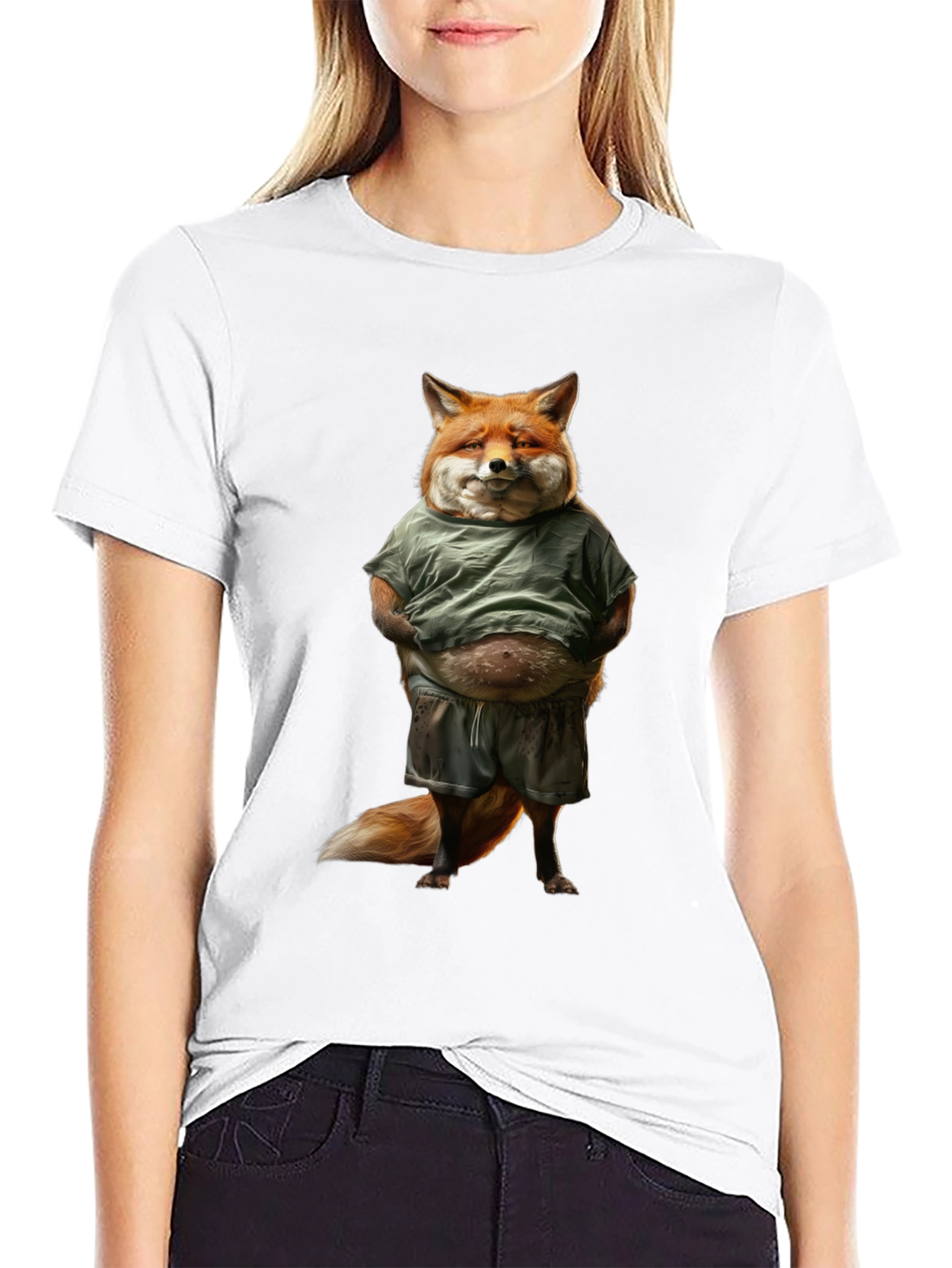 Funny Fox T-Shirt - Casual Animal Graphic Tee