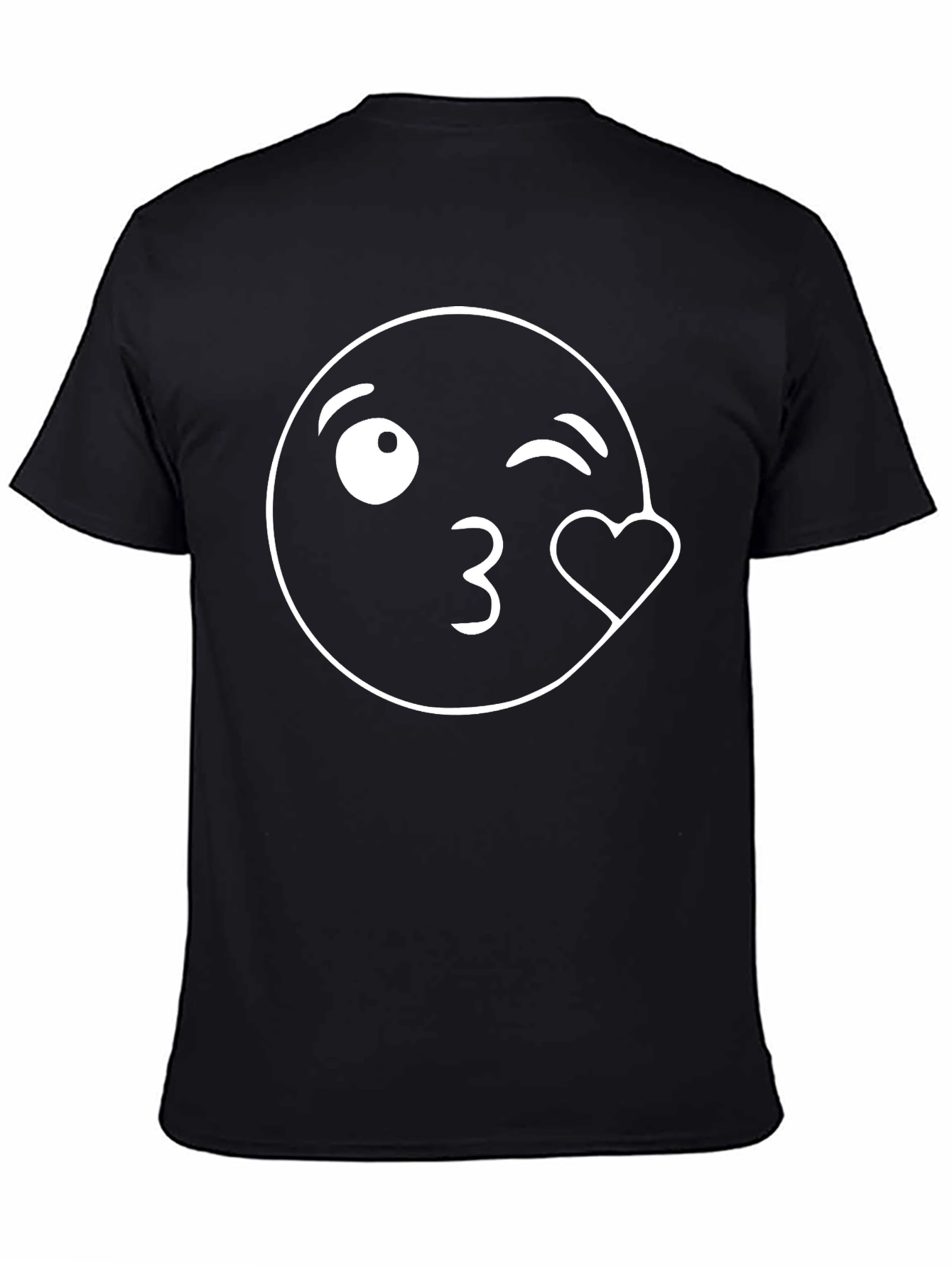Emoji Kiss T-Shirt - Casual Comfort