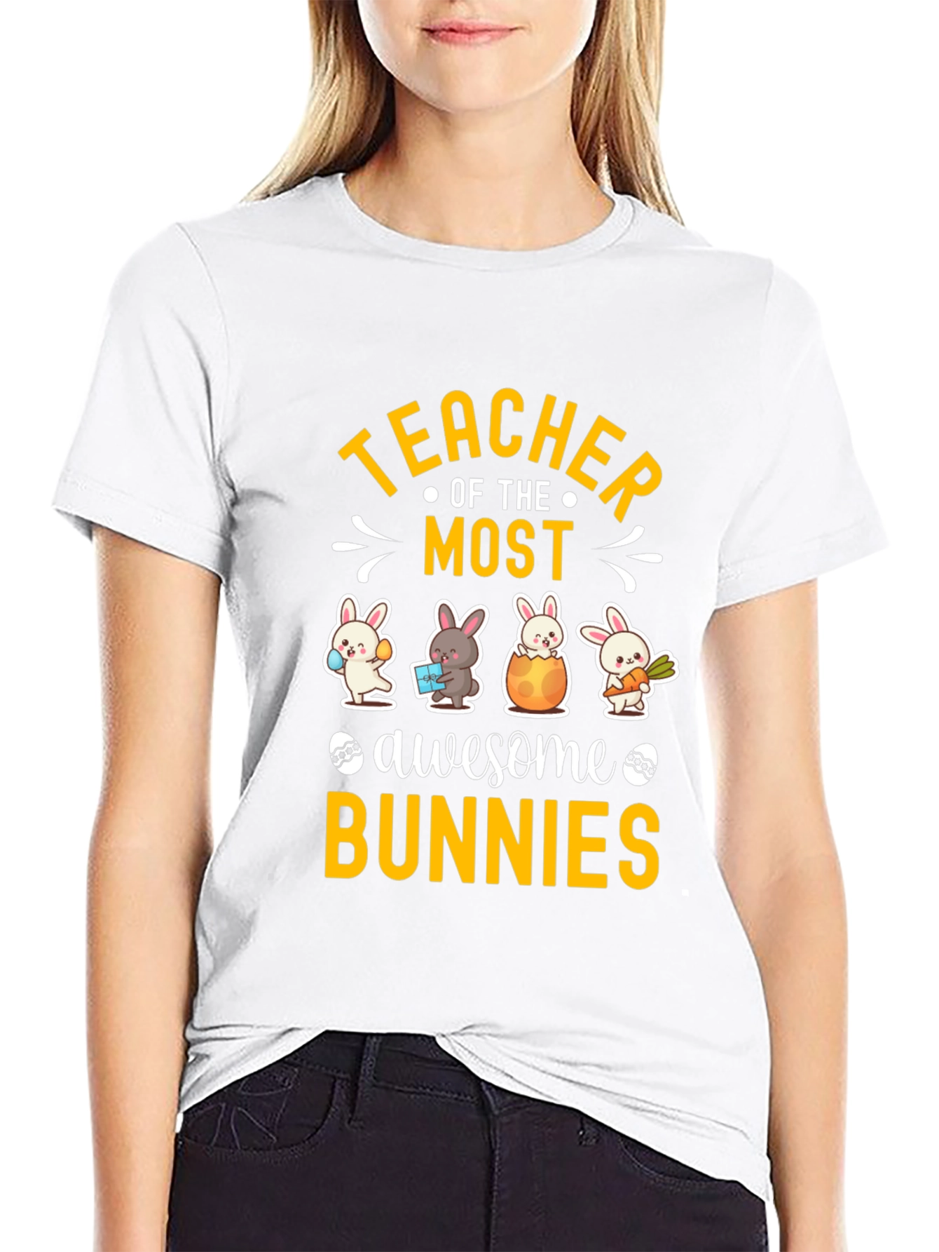 Teacher of Awesome Bunnies T-Shirt