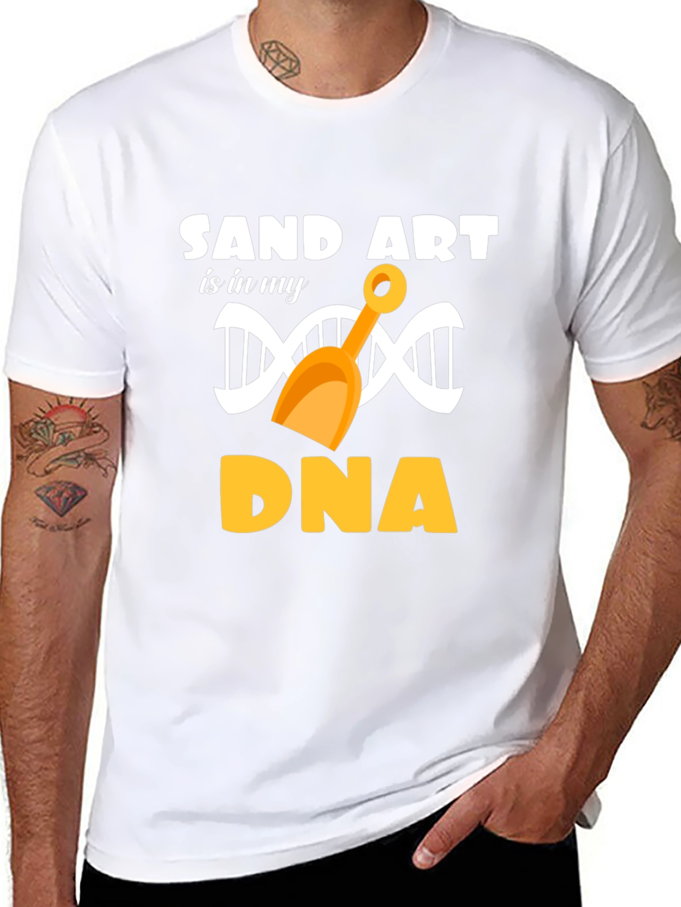 Sand Art DNA T-Shirt - Beach Lovers Apparel
