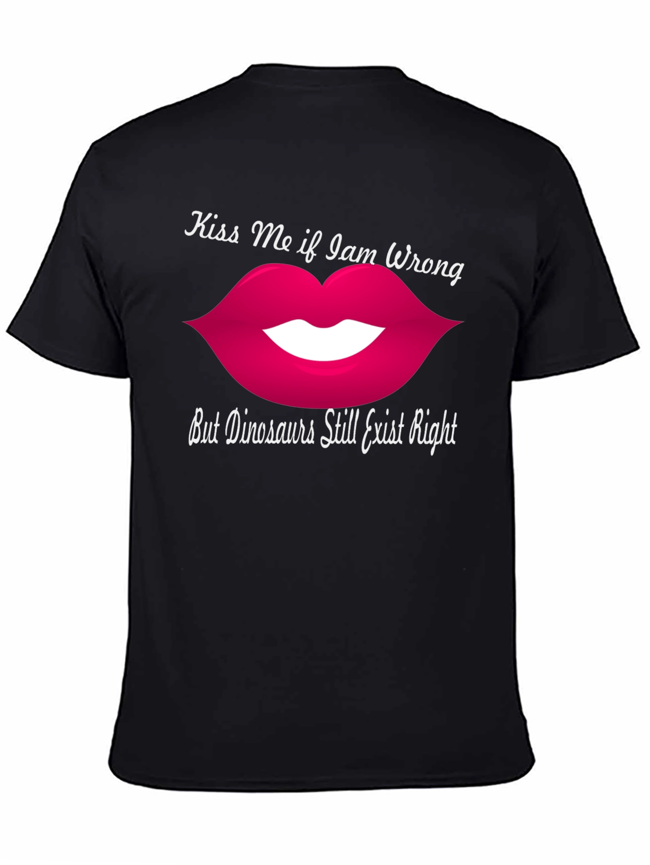 Kiss Me If I Am Wrong Funny Graphic T-Shirt