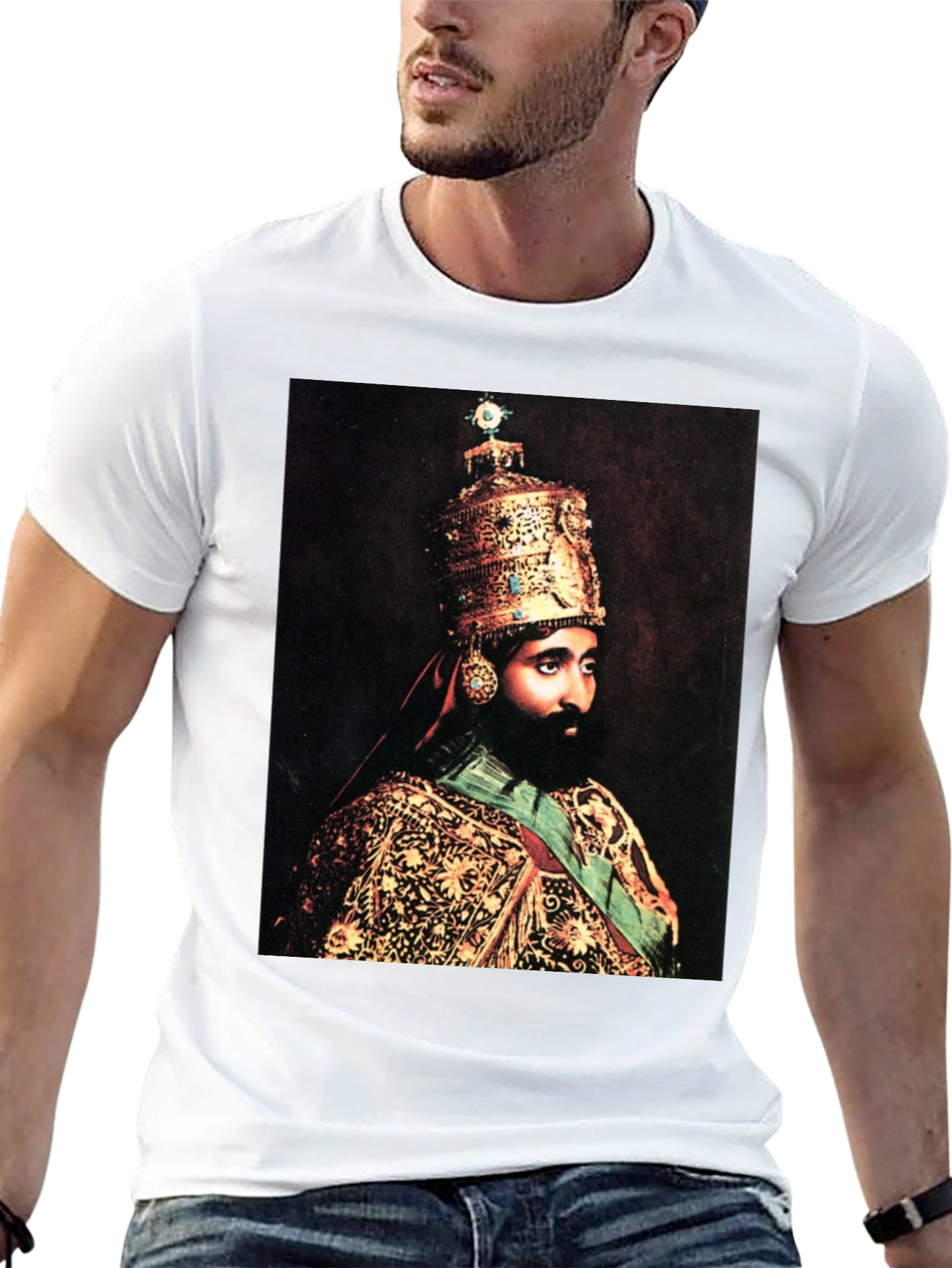 Emperor Haile Selassie I Graphic T-Shirt