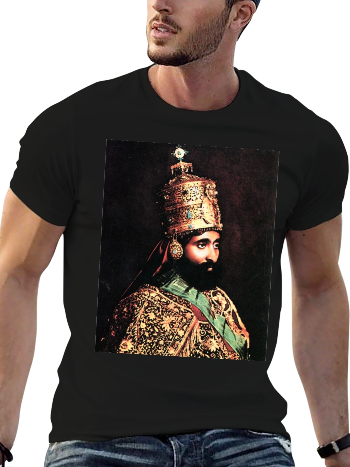 Emperor Haile Selassie I Graphic T-Shirt