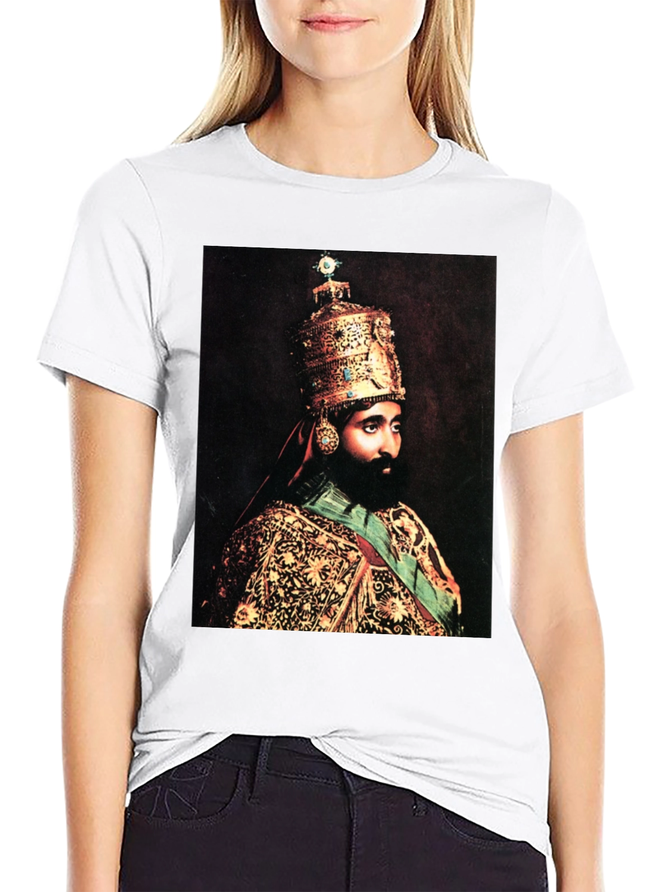 Emperor Haile Selassie I Graphic T-Shirt