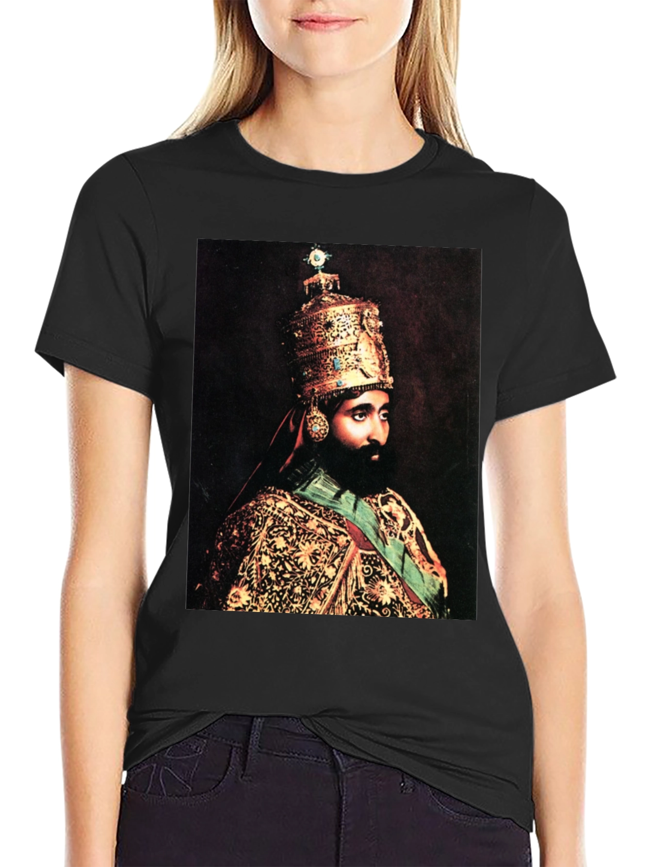Emperor Haile Selassie I Graphic T-Shirt