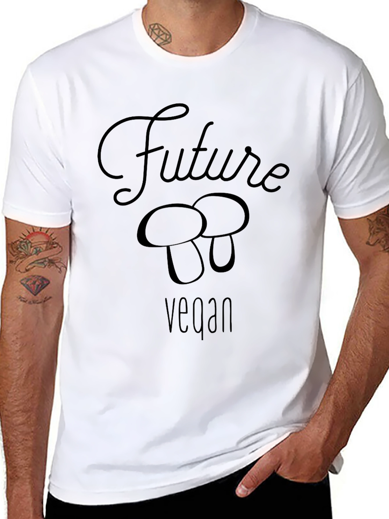 Future Vegan Mushroom T-Shirt