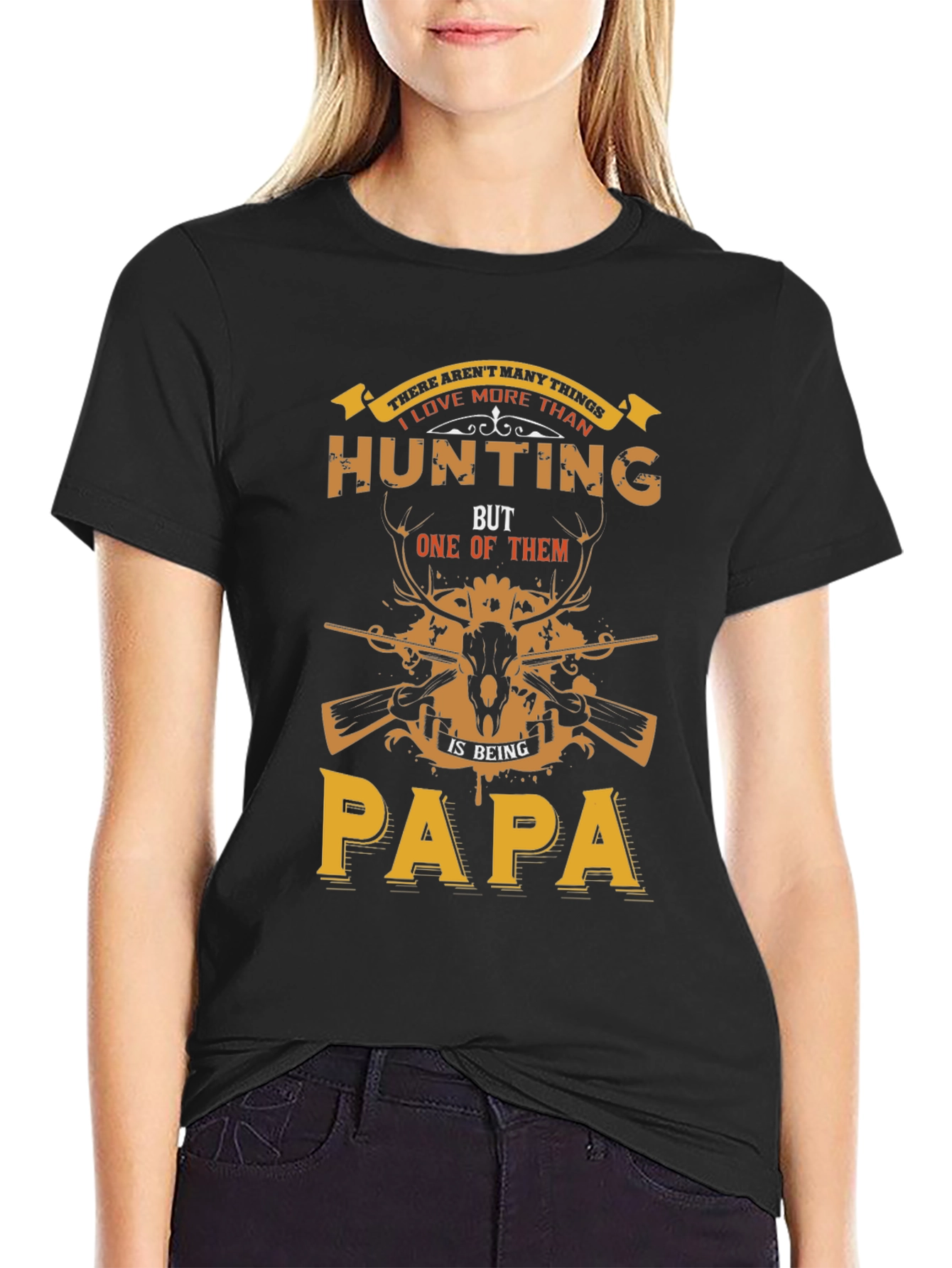Hunting Papa T-Shirt - Fathers Day Gift