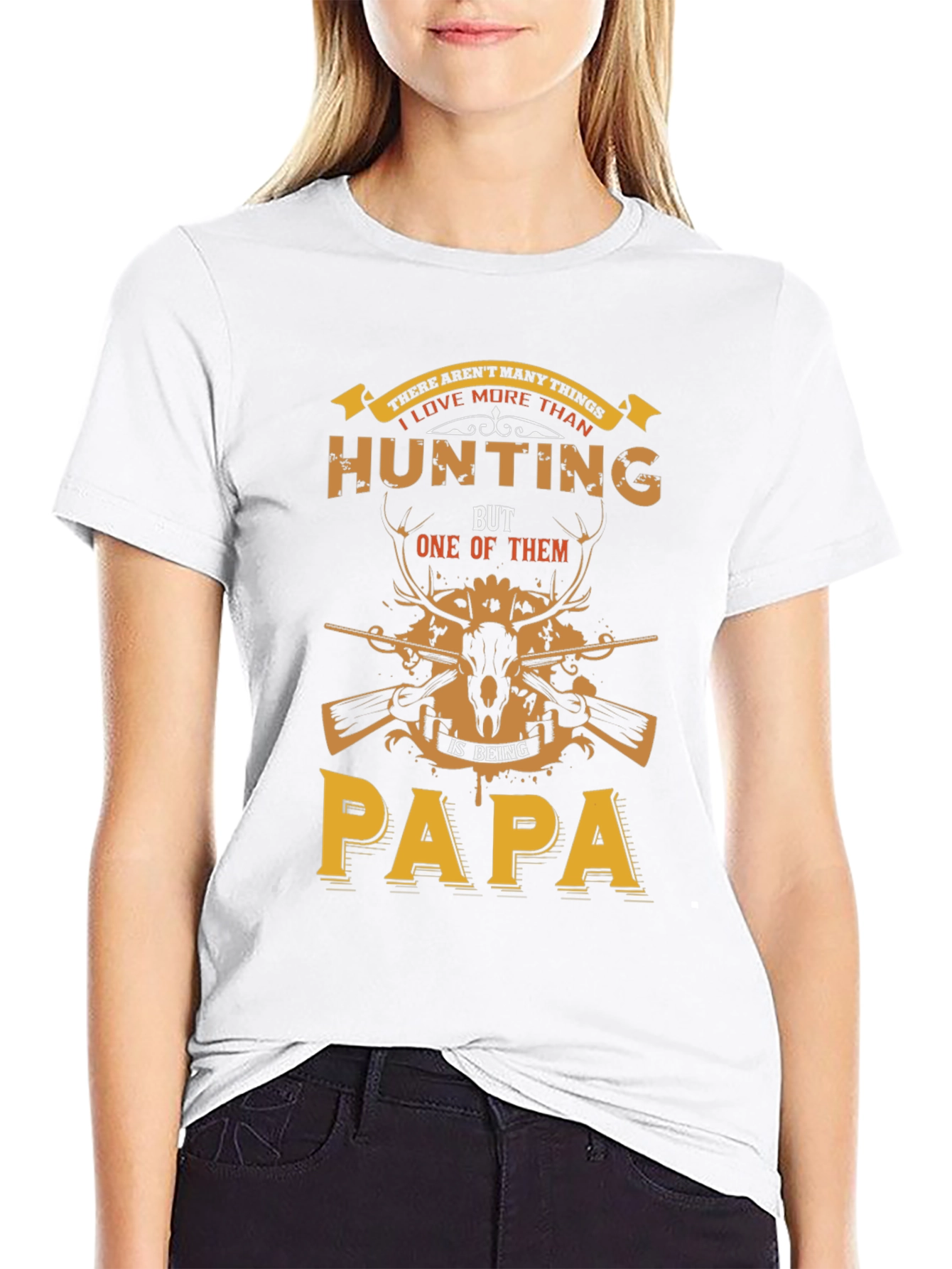 Hunting Papa T-Shirt - Fathers Day Gift