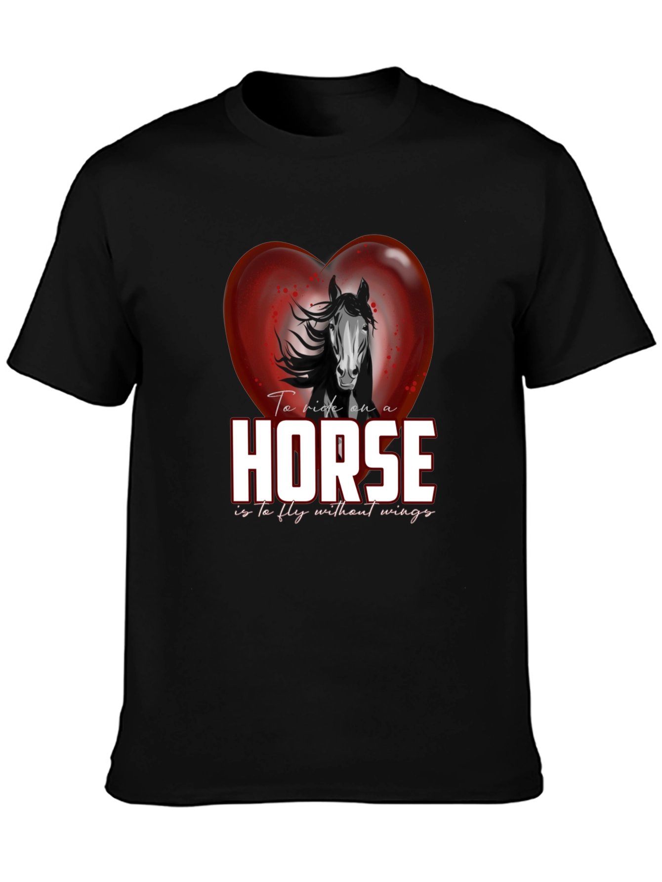 Horse Lover T-Shirt: Ride Like the Wind