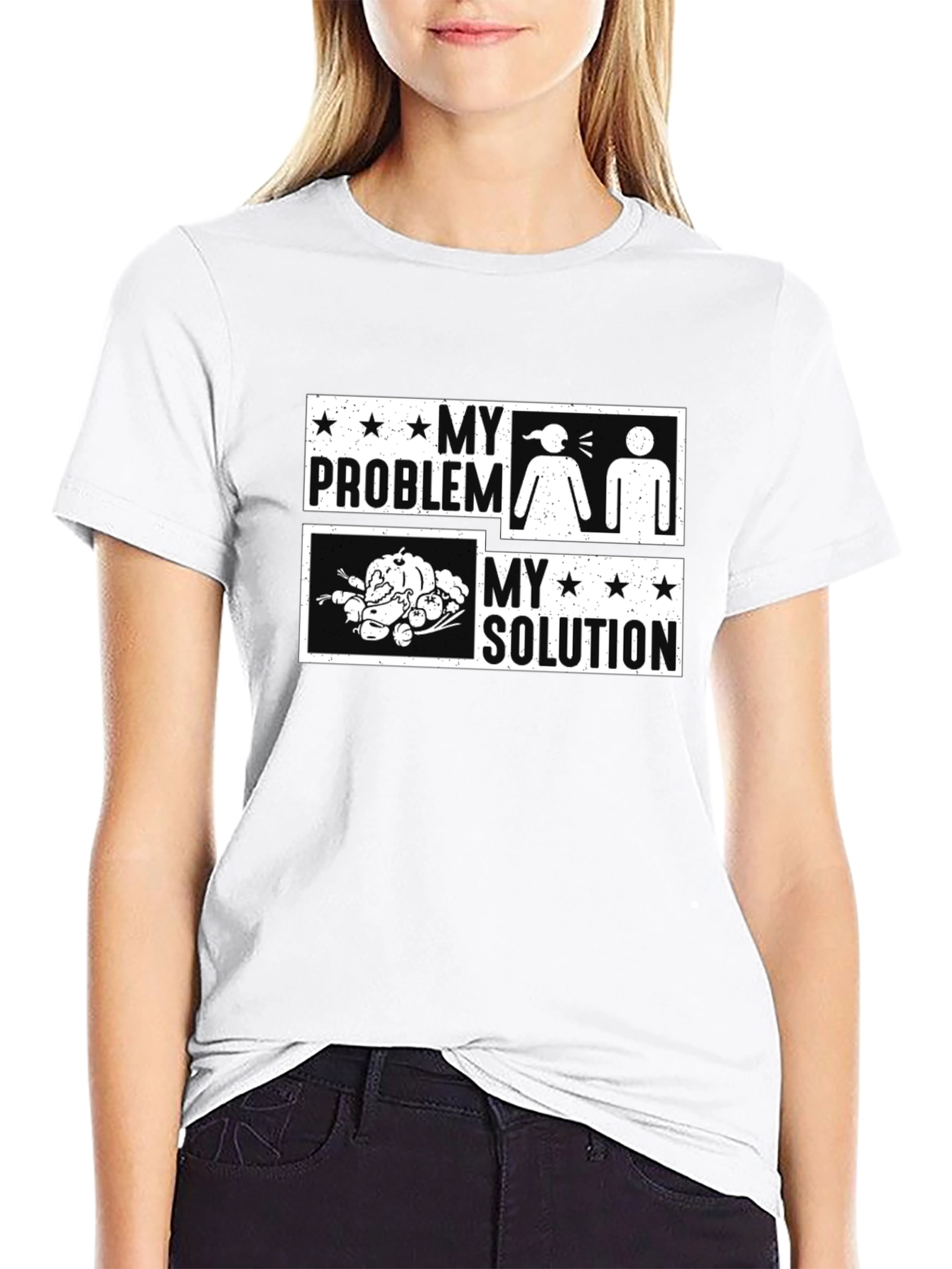 Funny Thanksgiving T-Shirt: My Problem My Solution