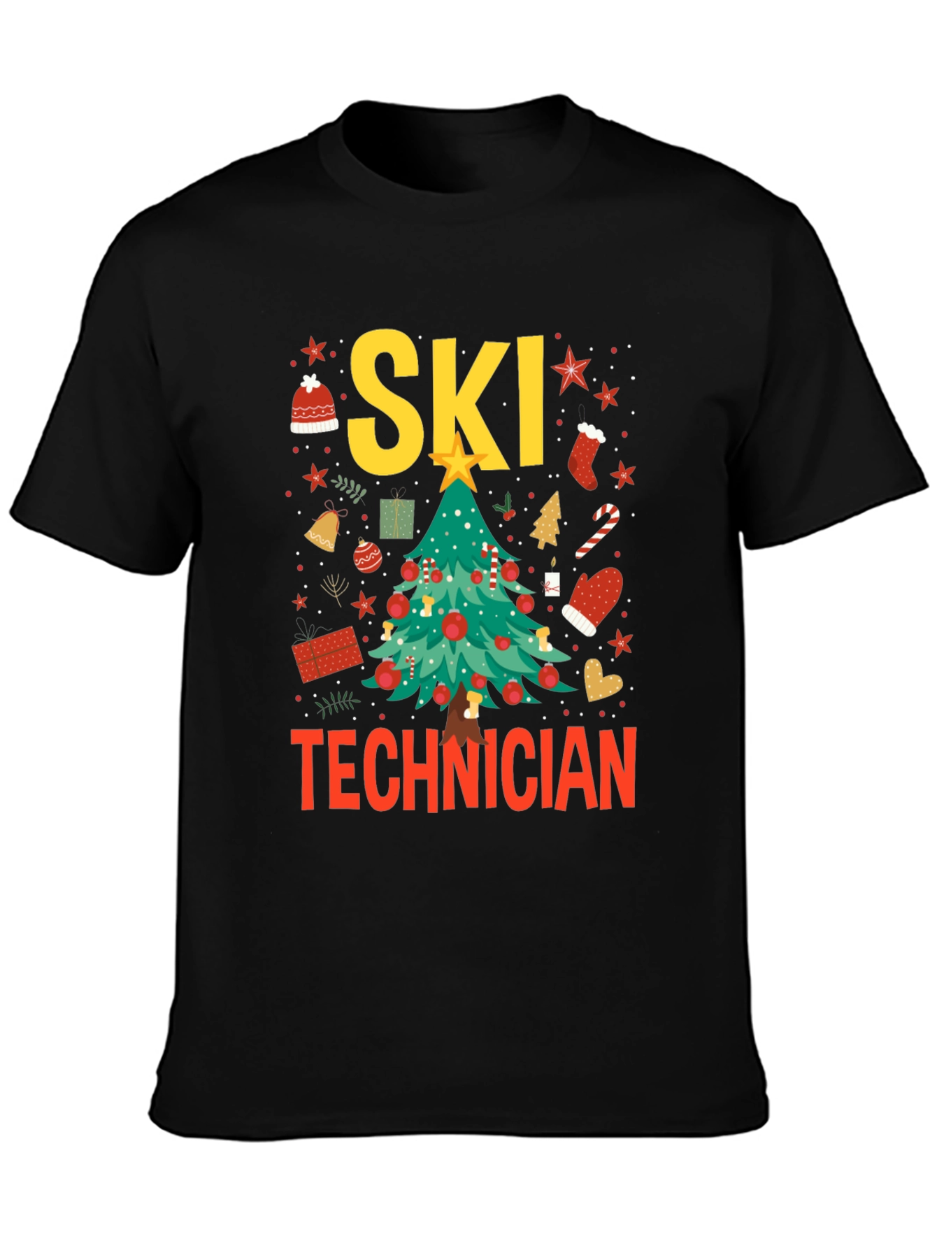 Ski Technician Christmas T-Shirt