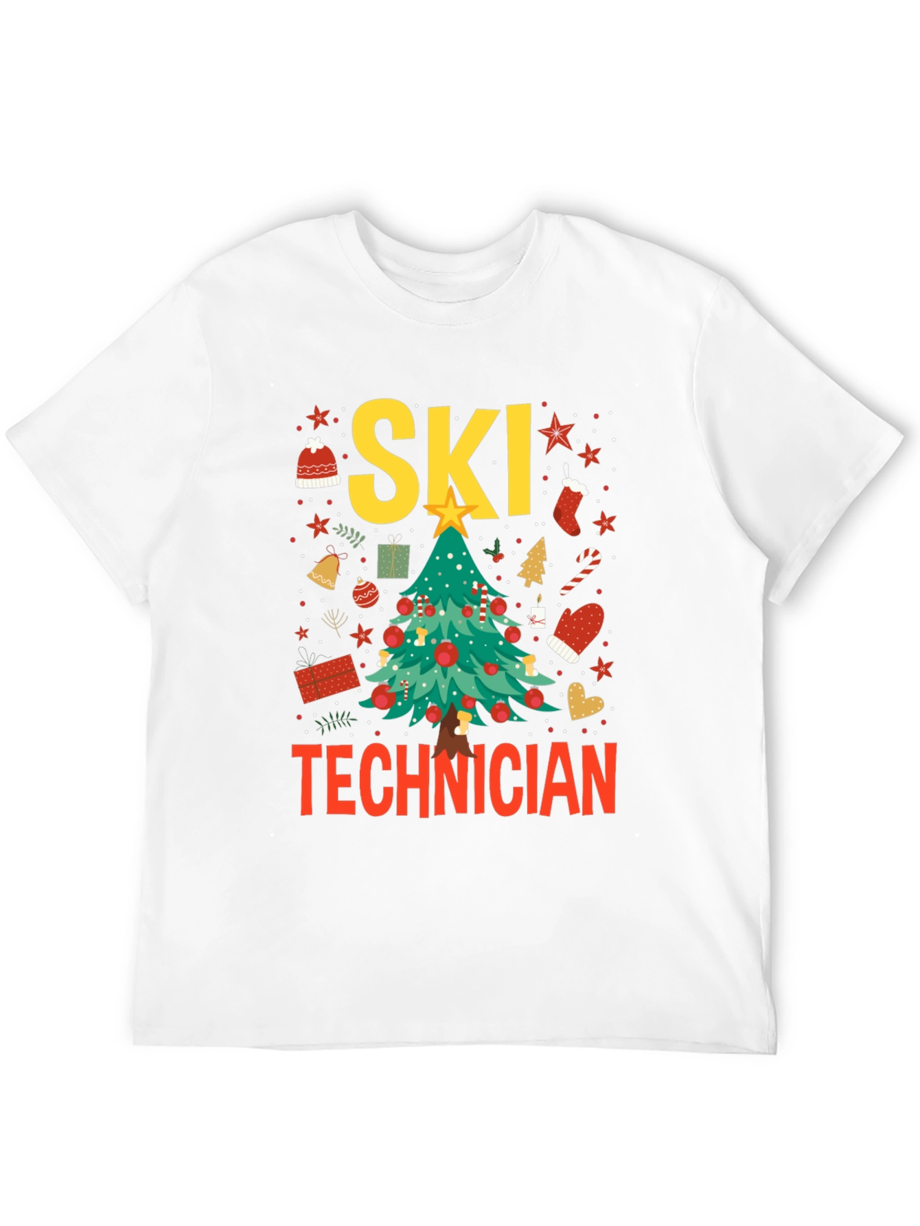 Ski Technician Christmas T-Shirt