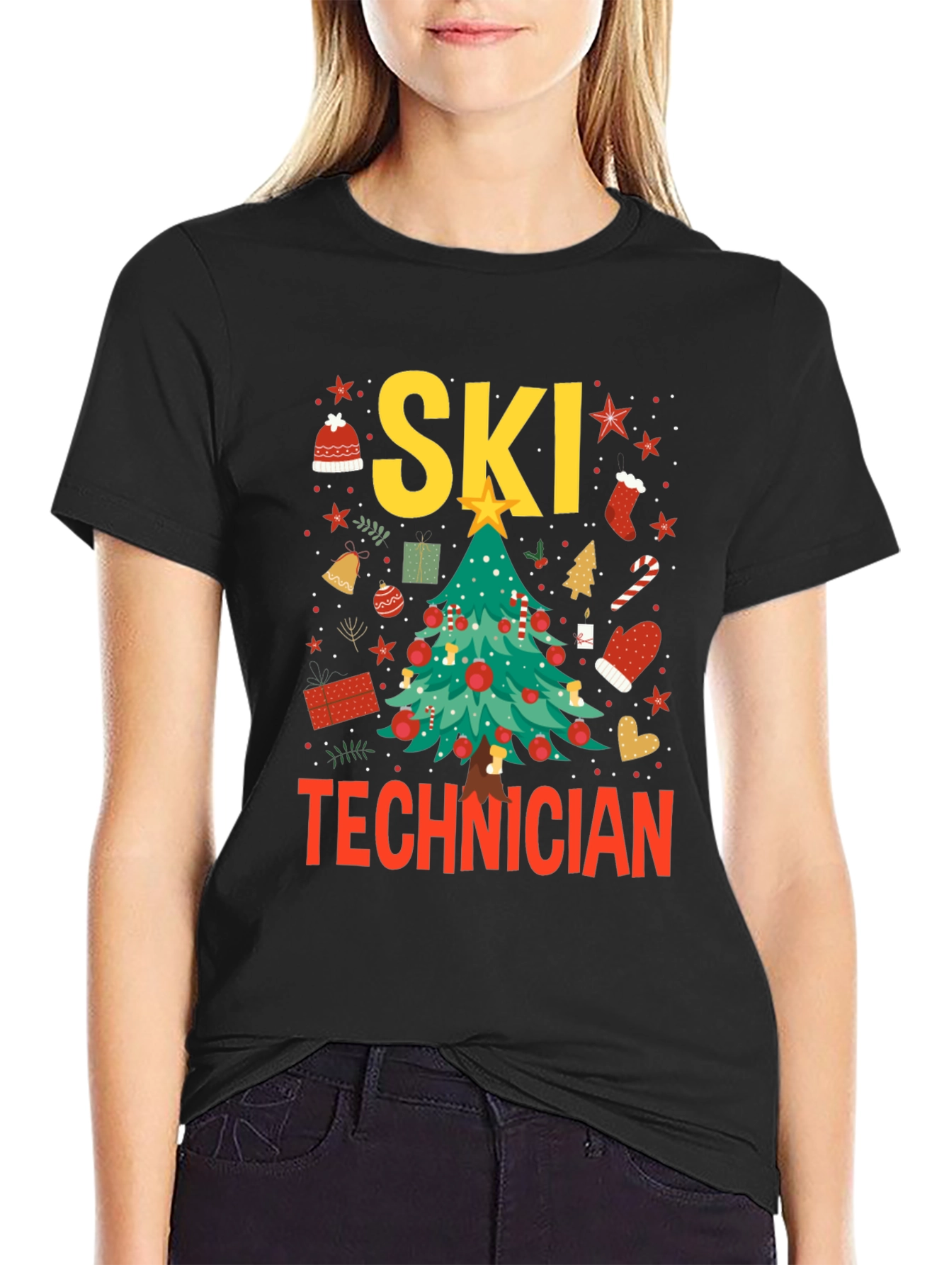 Ski Technician Christmas T-Shirt