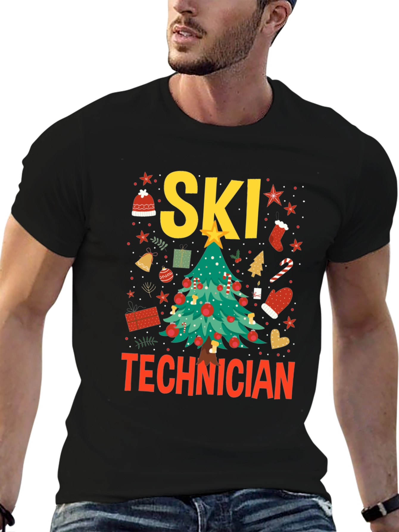 Ski Technician Christmas T-Shirt