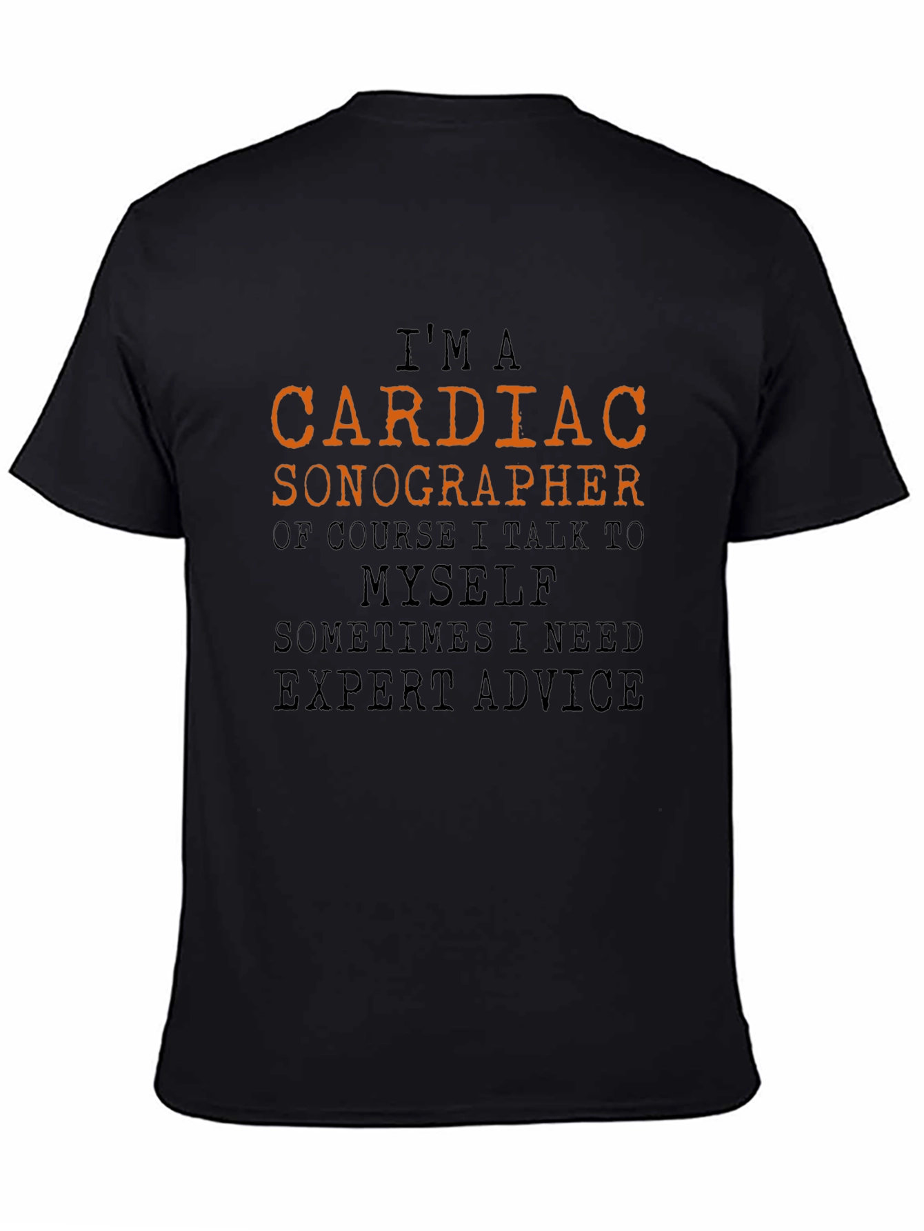 Cardiac Sonographer T-Shirt - Expert Advice Tee