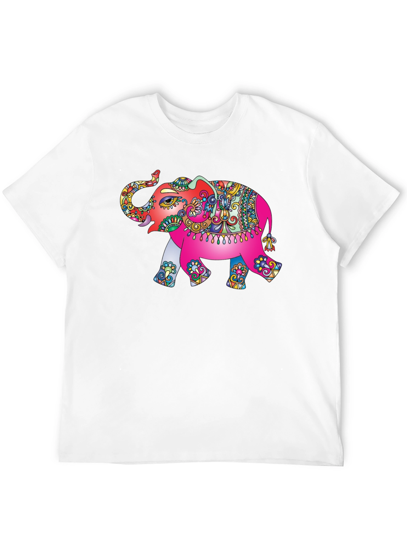 Elephant Graphic Print T-Shirt