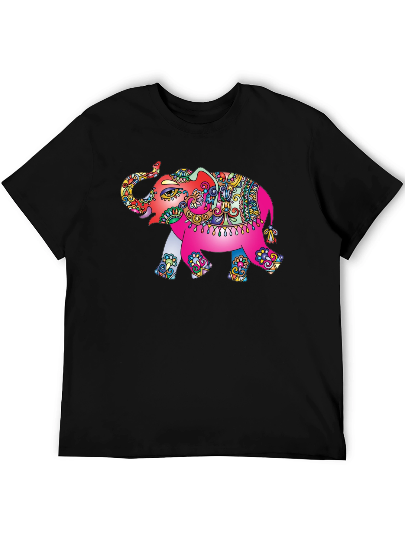 Elephant Graphic Print T-Shirt