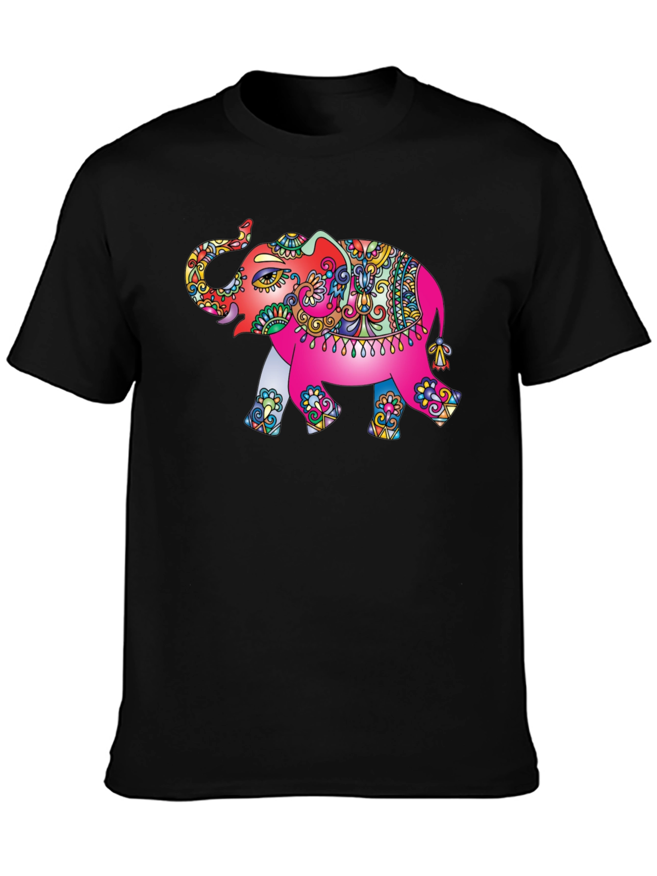 Elephant Graphic Print T-Shirt