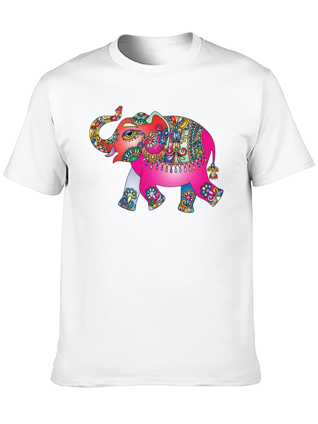 Elephant Graphic Print T-Shirt