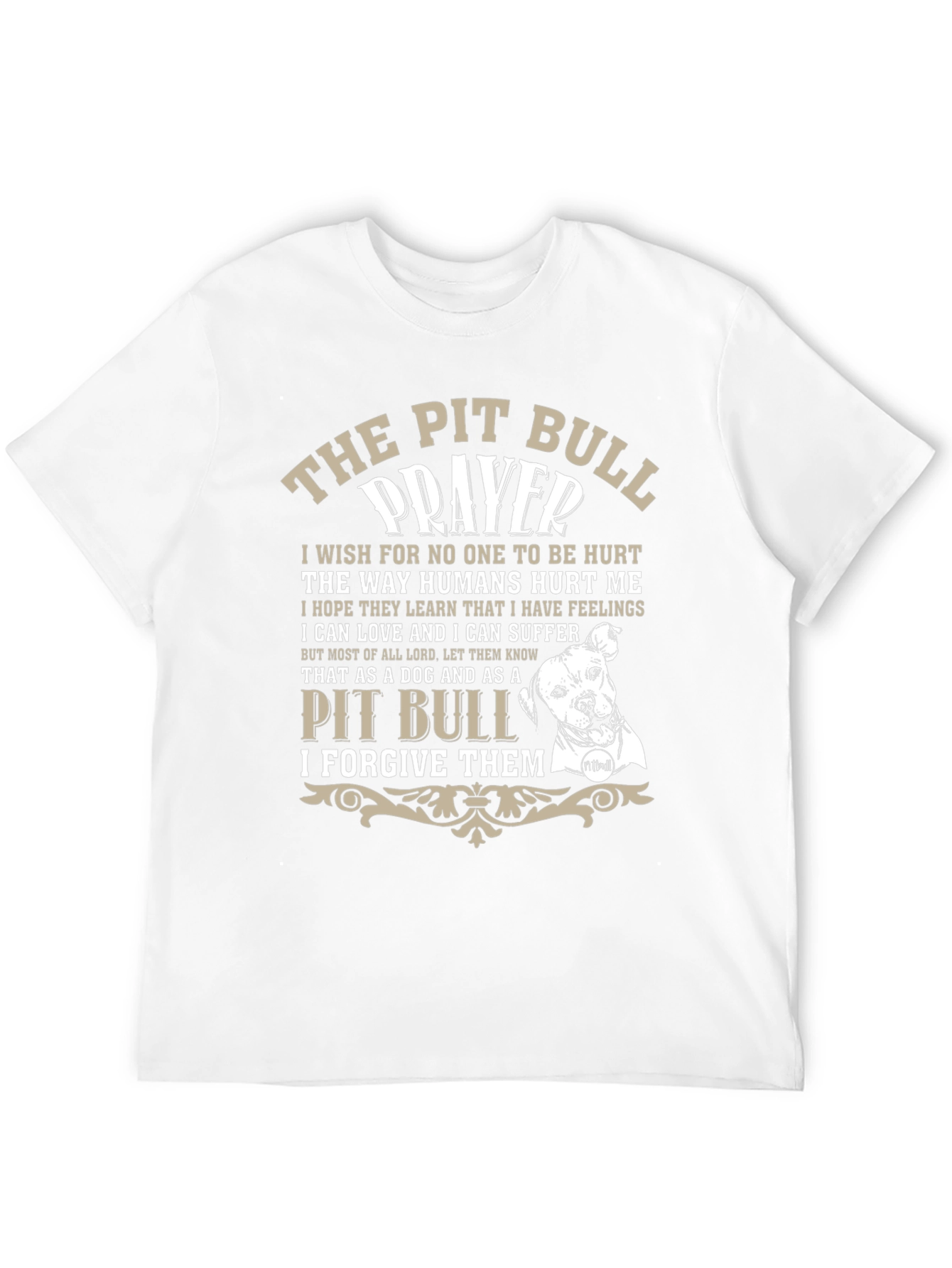 The Pit Bull Prayer Graphic T-Shirt