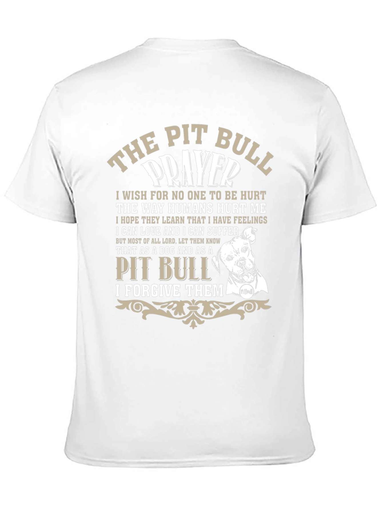The Pit Bull Prayer Graphic T-Shirt