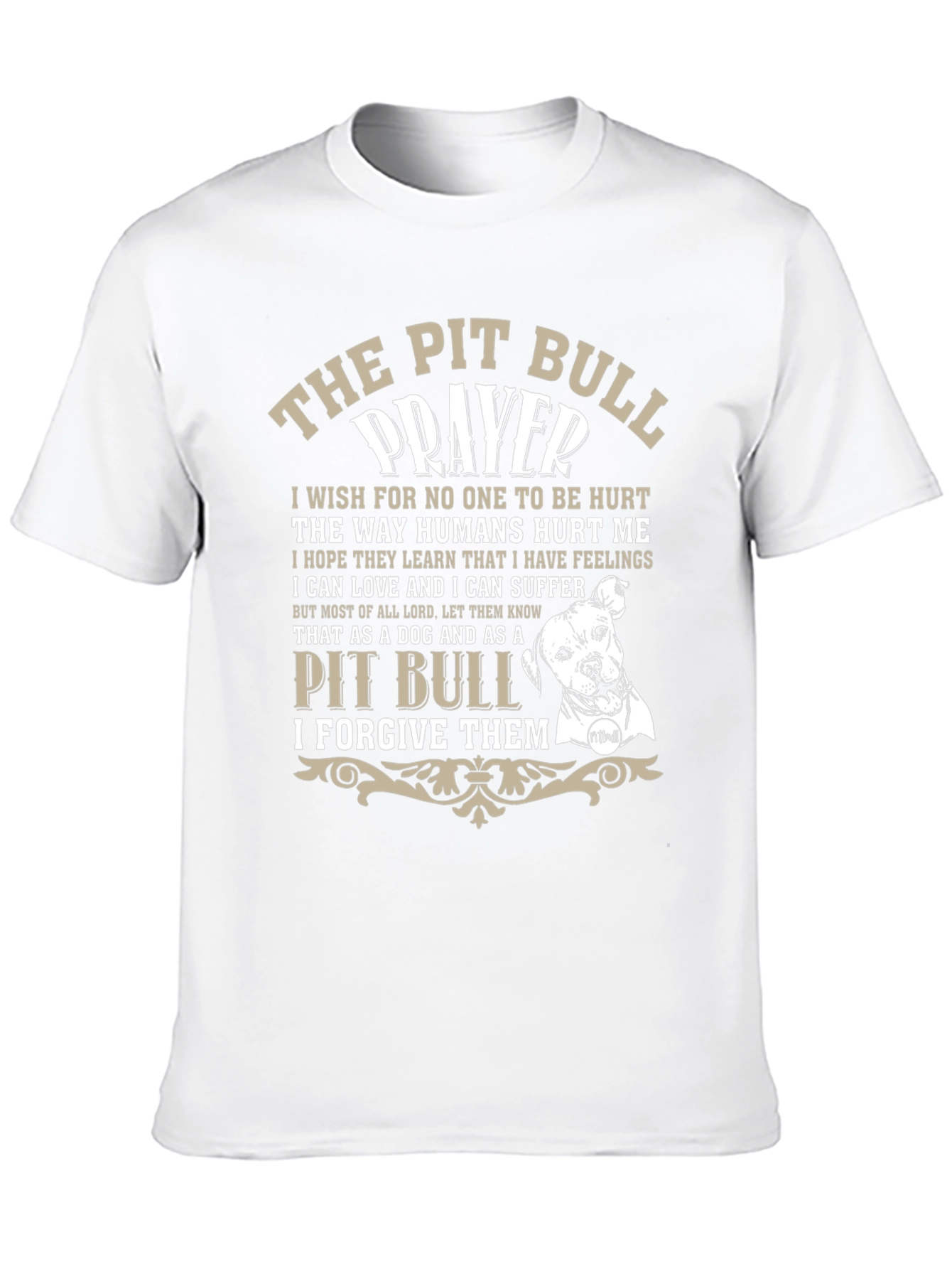 The Pit Bull Prayer Graphic T-Shirt