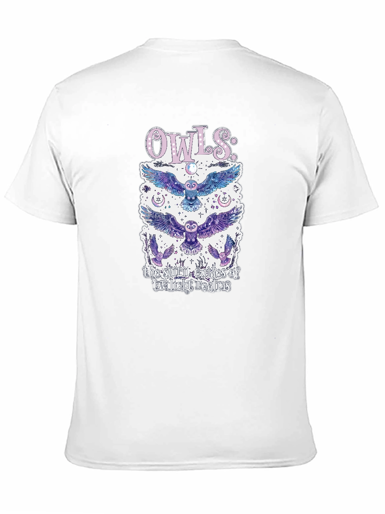 Mystical Owls Graphic T-Shirt - Spirit Guides Design