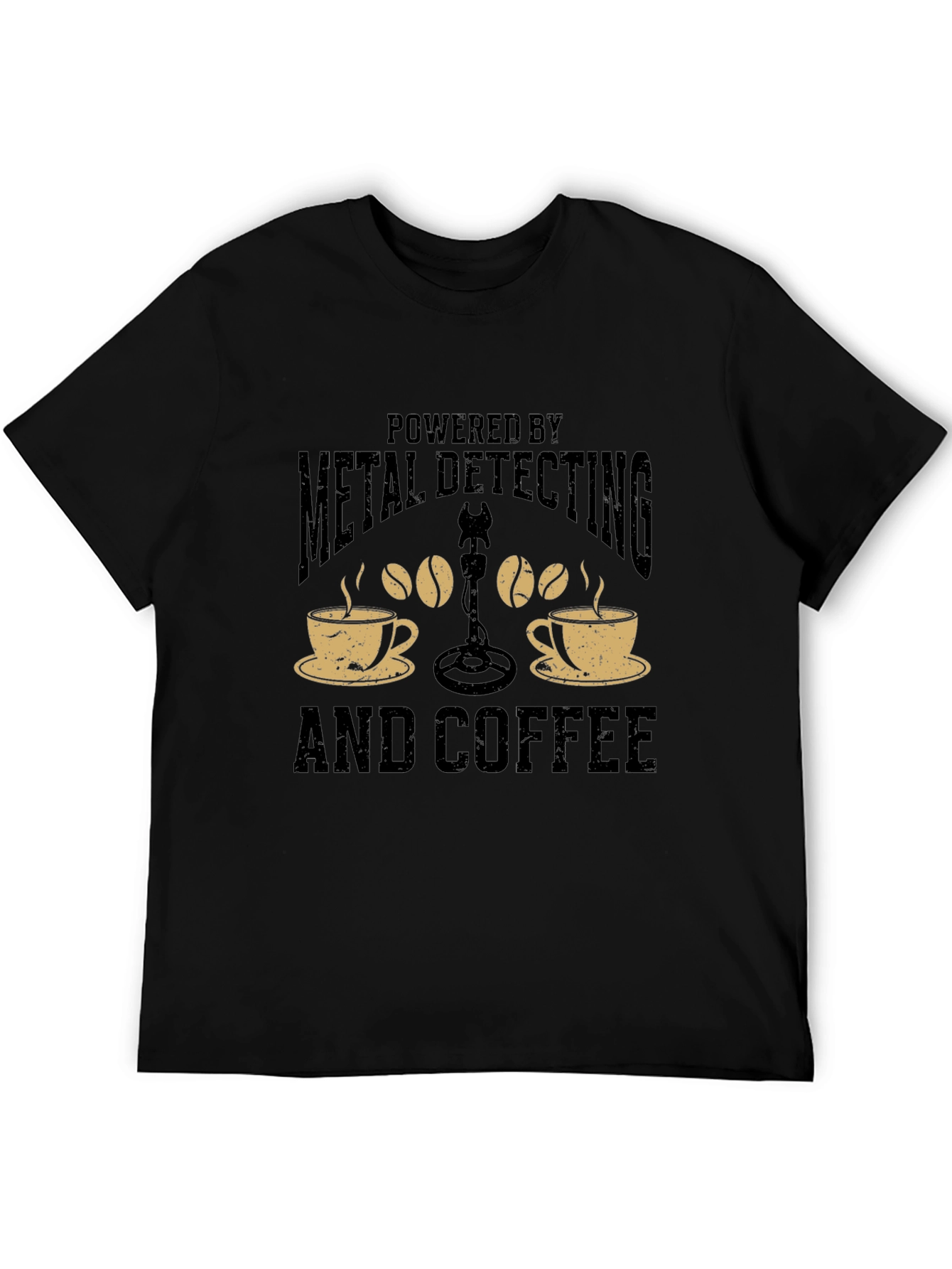 Metal Detecting & Coffee T-Shirt