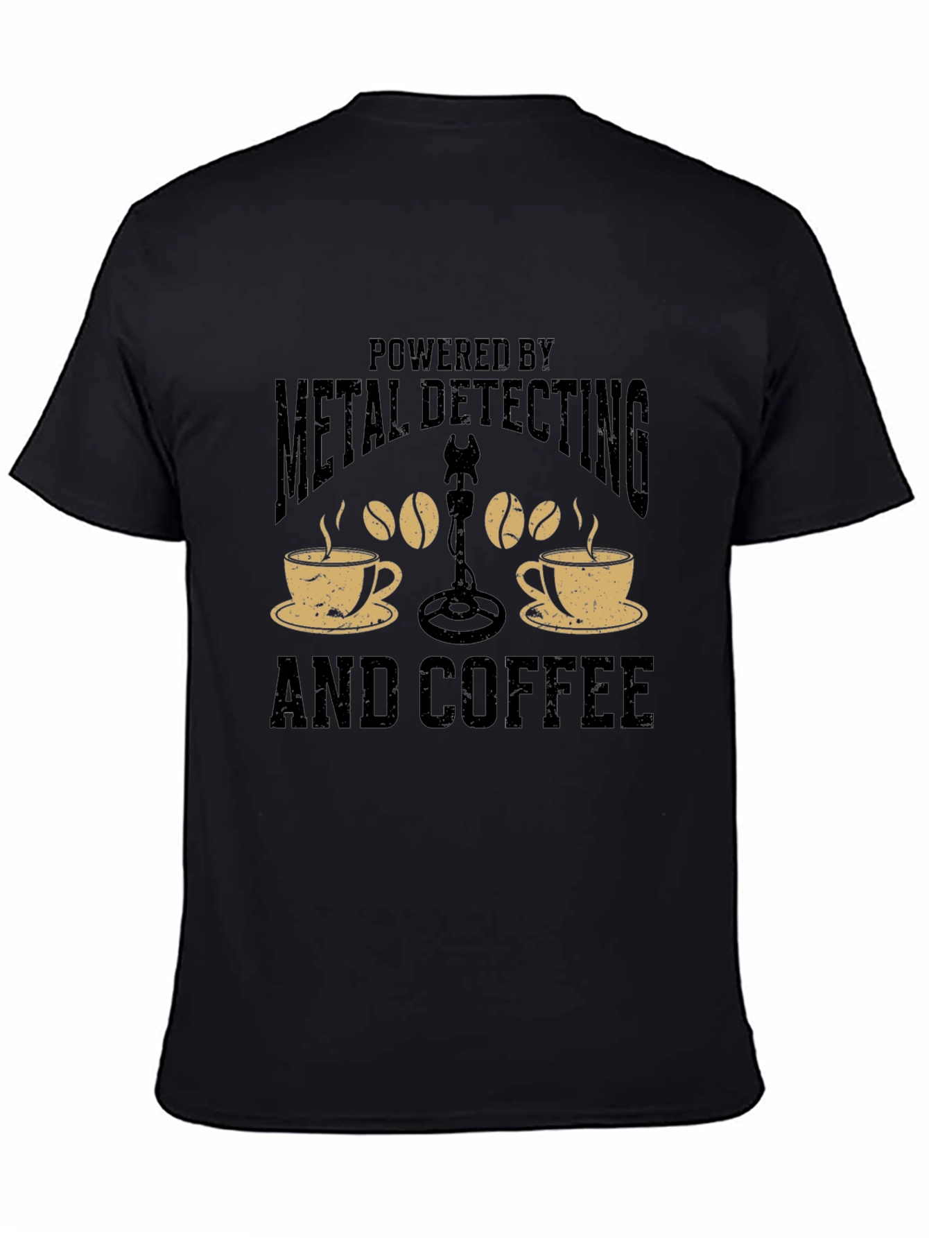 Metal Detecting & Coffee T-Shirt