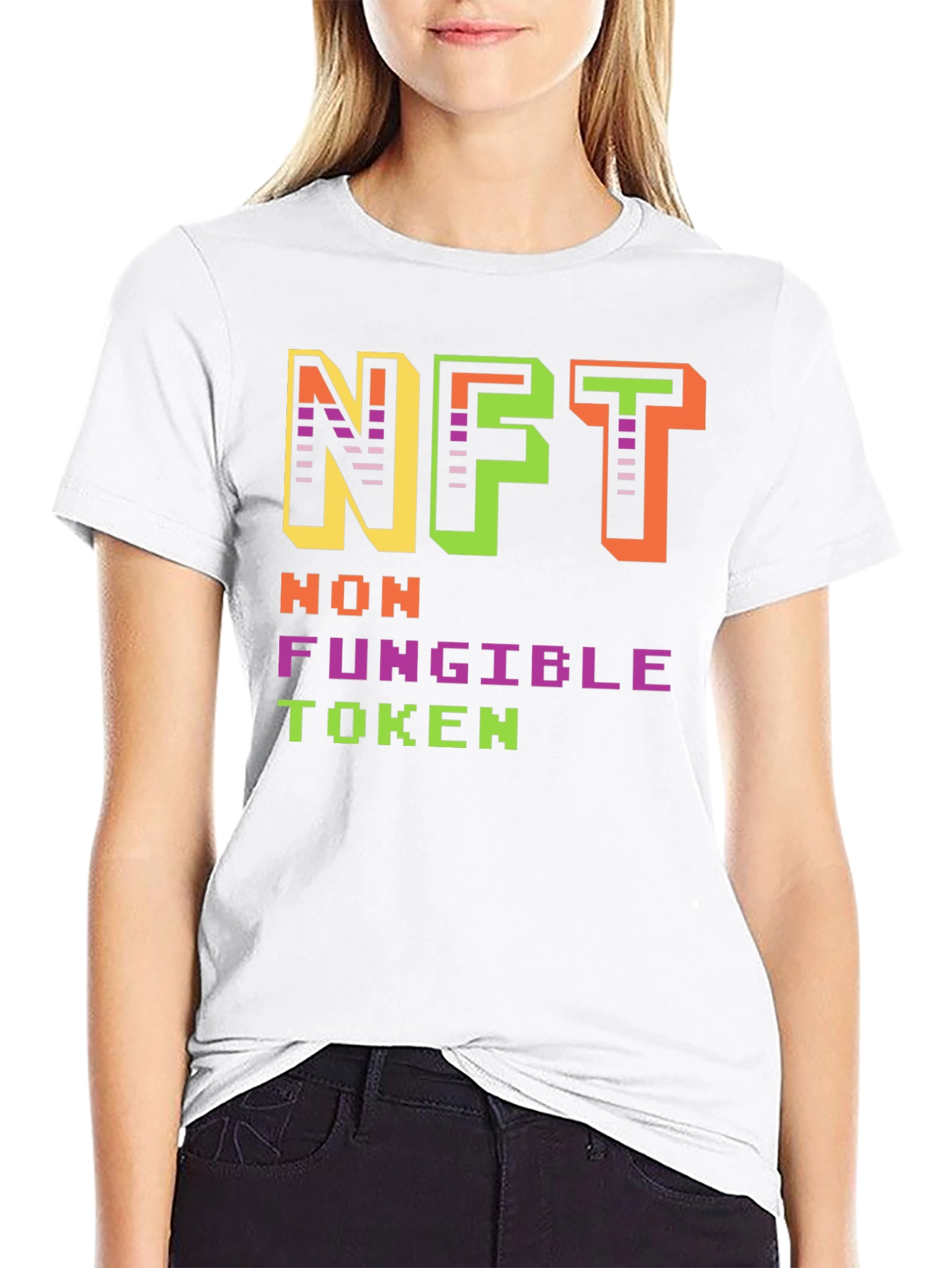 NFT Non-Fungible Token Black T-Shirt