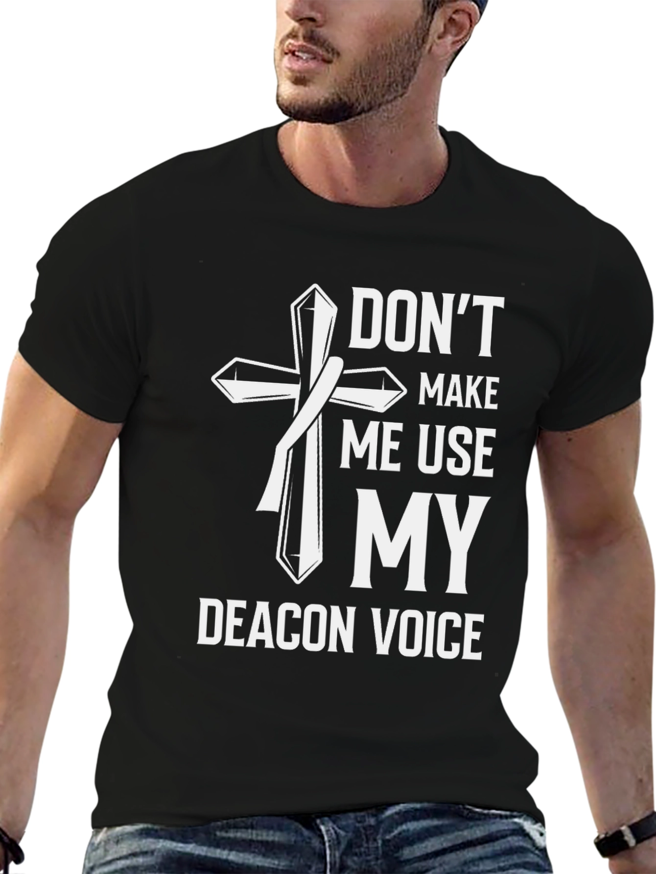 Deacon Voice T-Shirt - Funny Christian Tee