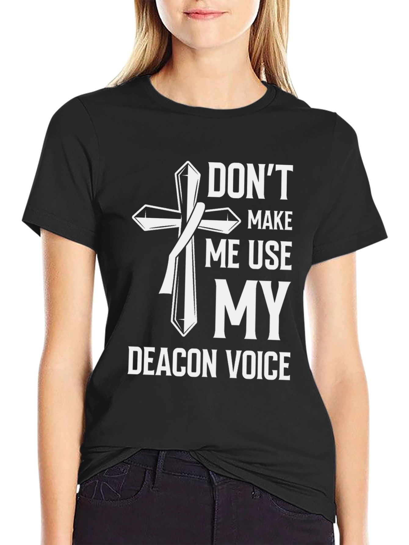 Deacon Voice T-Shirt - Funny Christian Tee