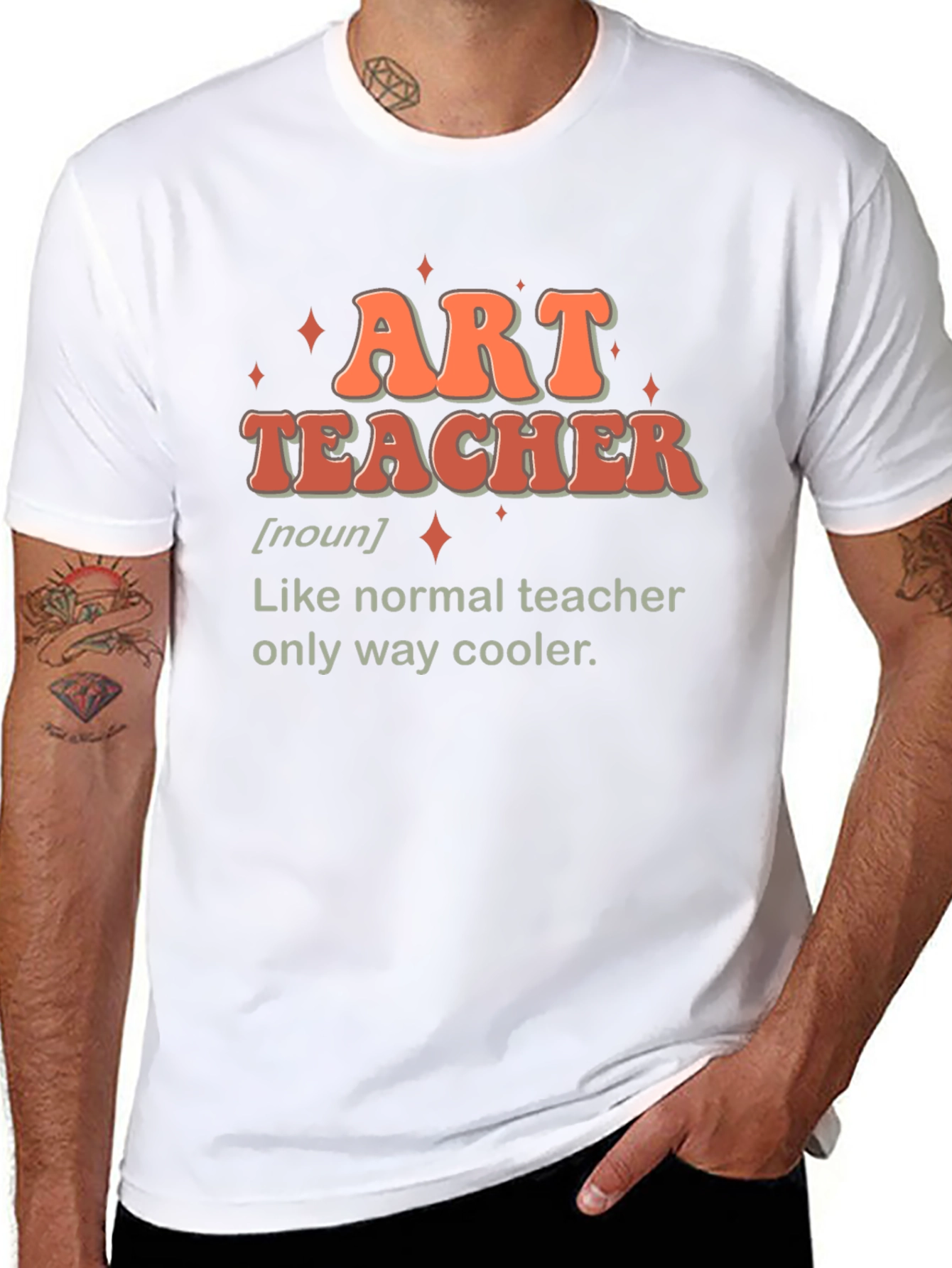 Art Teacher Definition Graphic Tee
