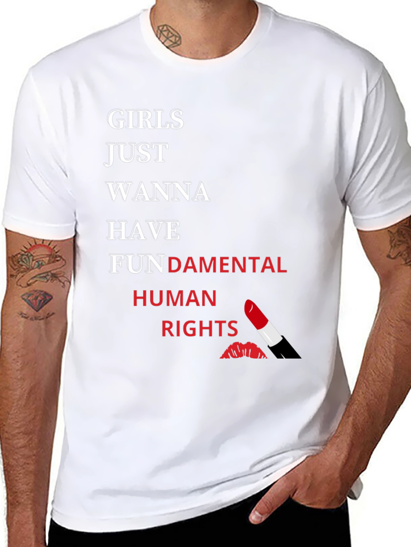 Girls Just Wanna Have Fundamental Human Rights T-Shirt