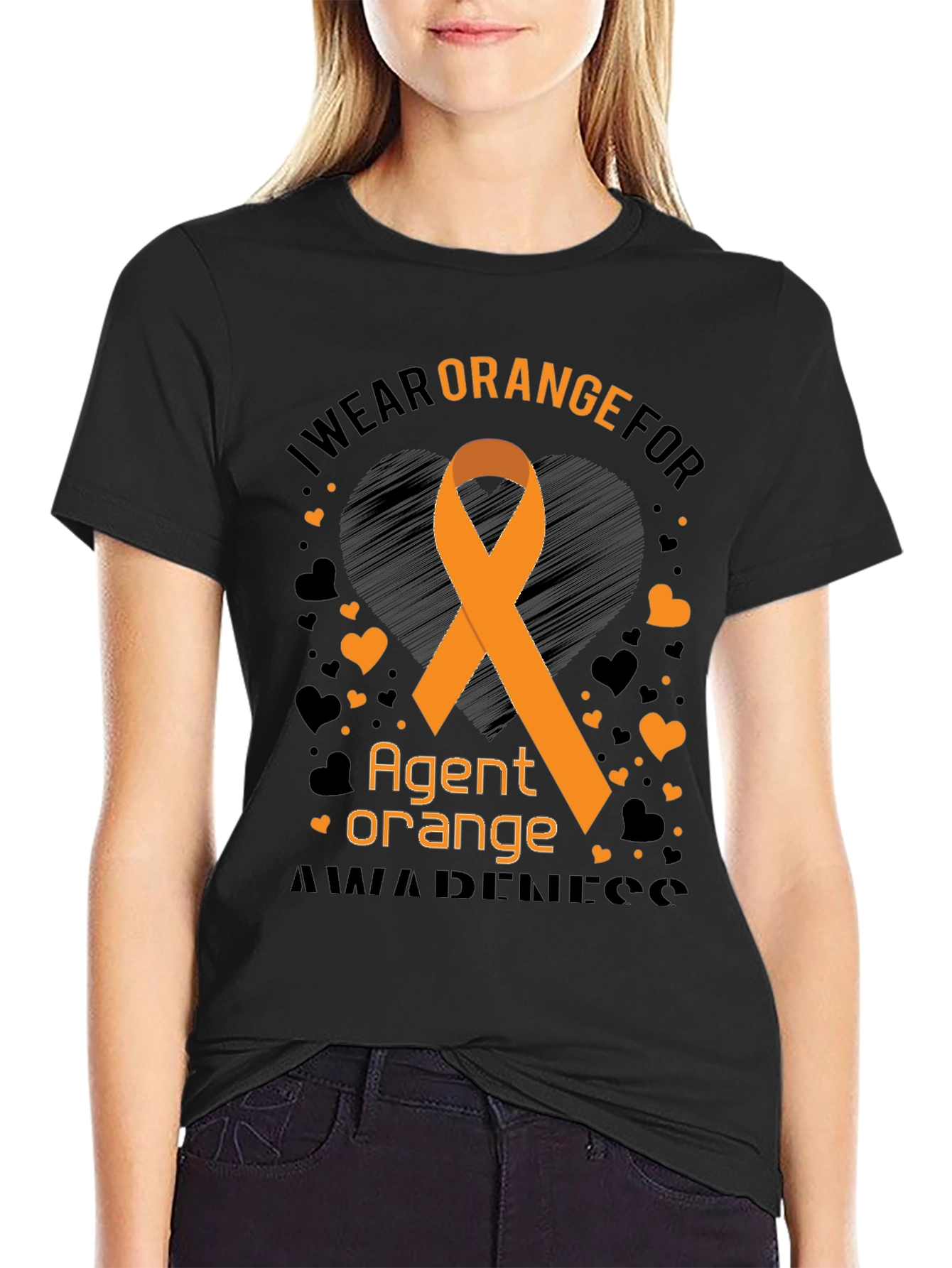Agent Orange Awareness Ribbon T-Shirt