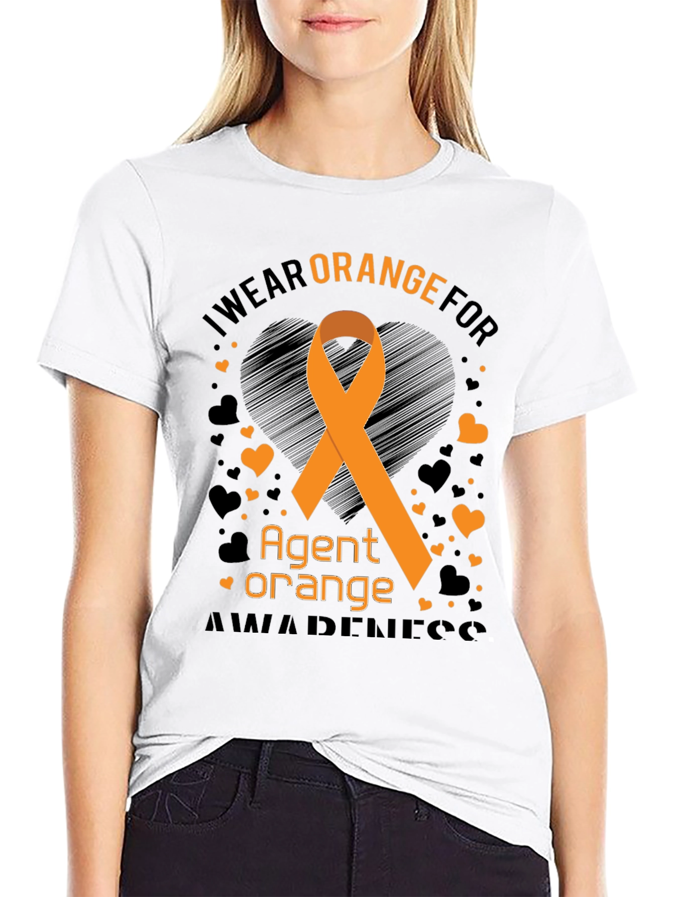 Agent Orange Awareness Ribbon T-Shirt