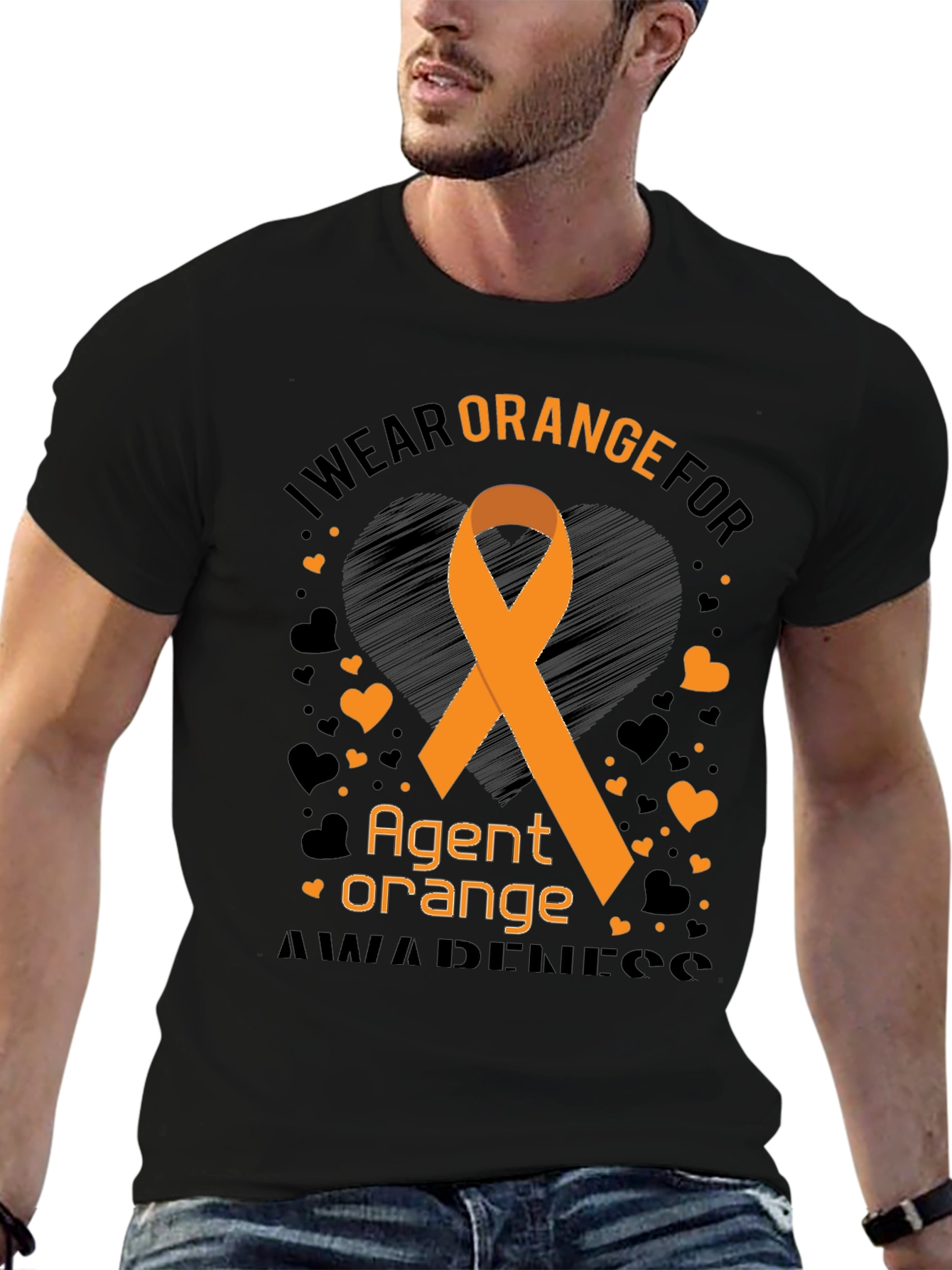 Agent Orange Awareness Ribbon T-Shirt