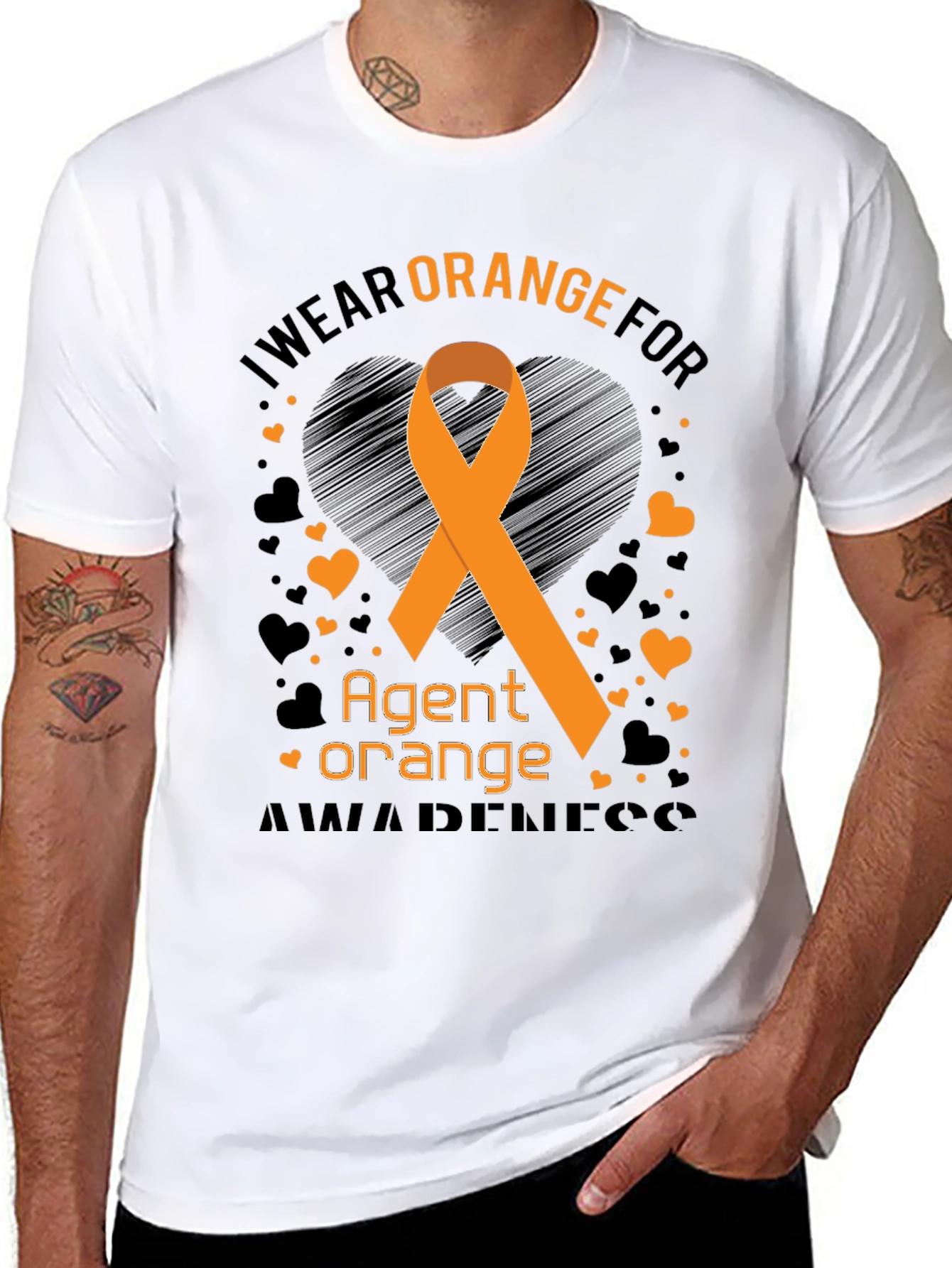 Agent Orange Awareness Ribbon T-Shirt
