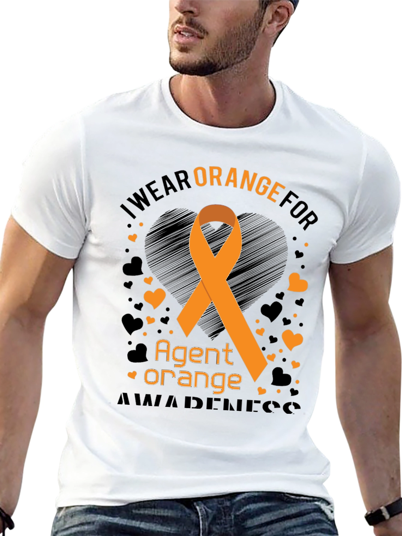 Agent Orange Awareness Ribbon T-Shirt