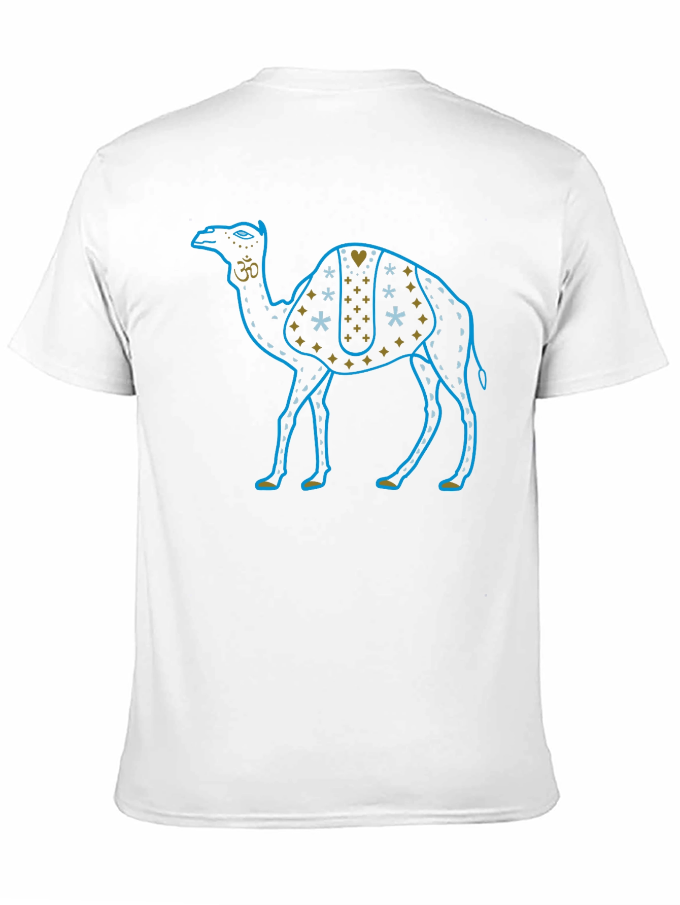 Camel Graphic Tee - Black Cotton T-Shirt