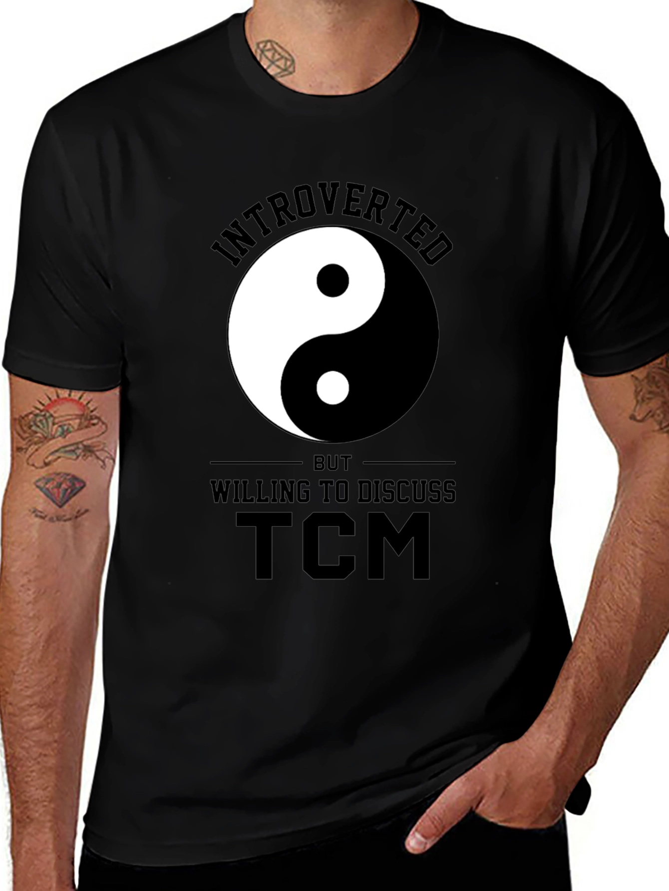 Introverted TCM Yin Yang T-Shirt