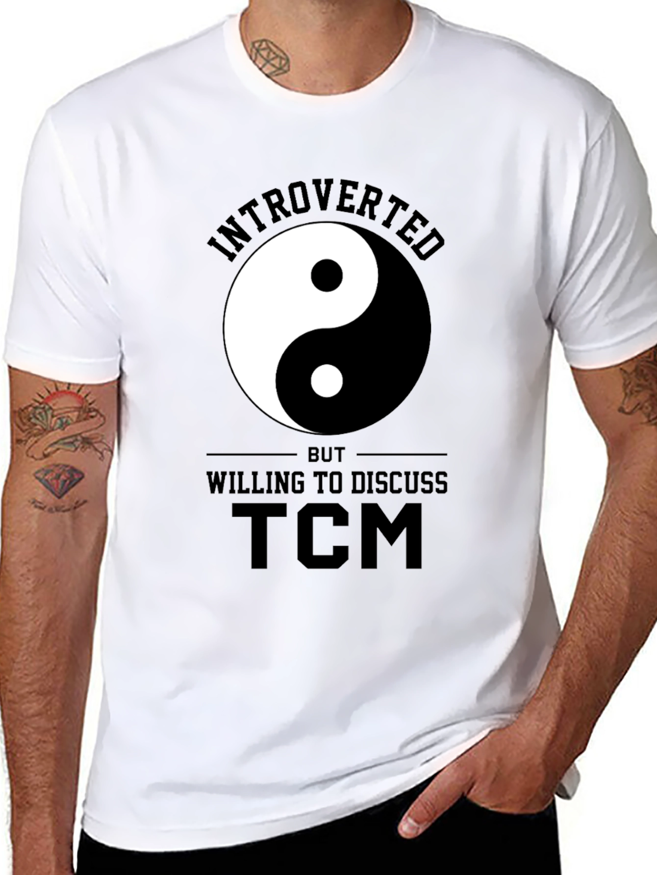 Introverted TCM Yin Yang T-Shirt