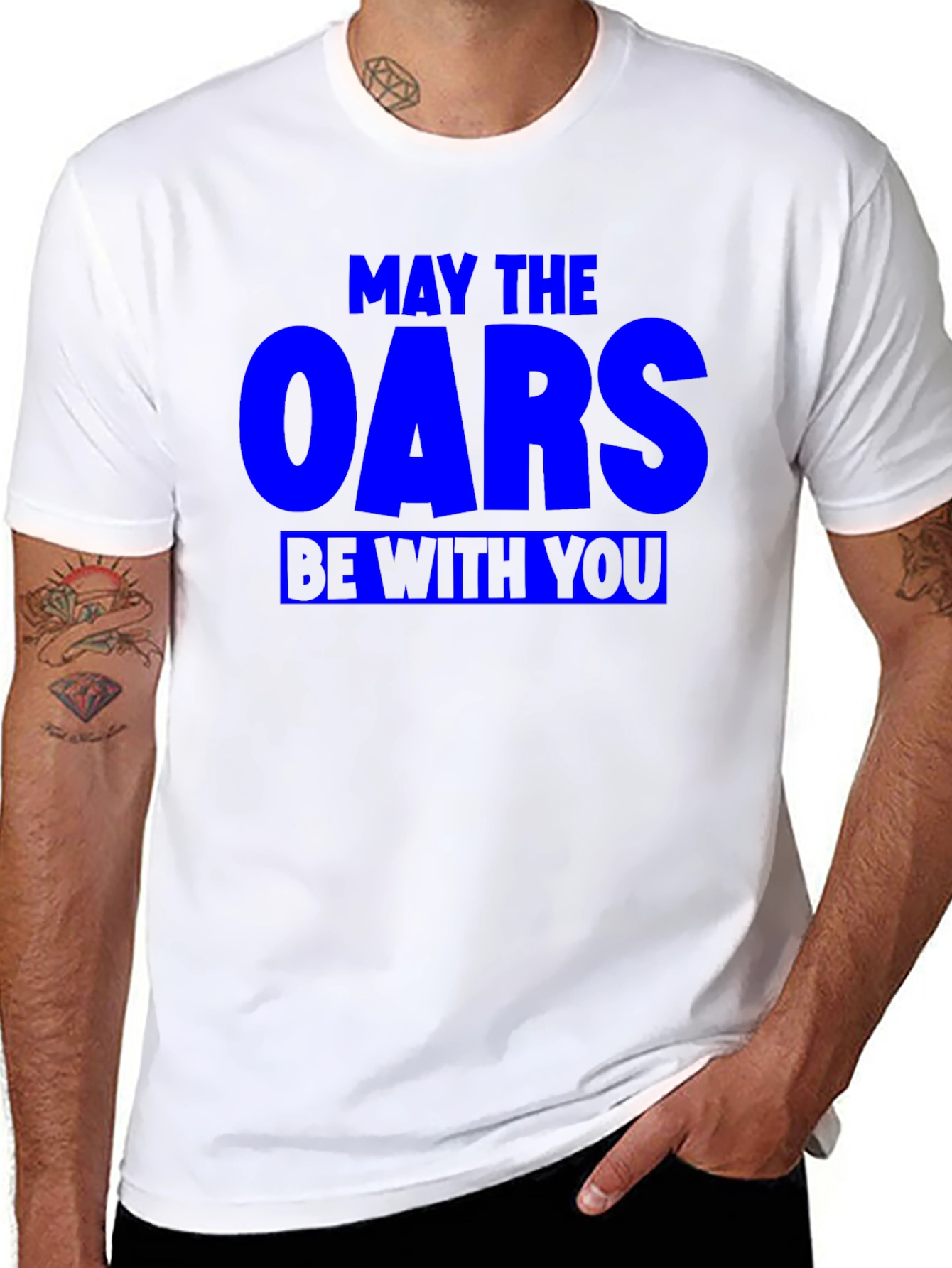 May The Oars Be With You Funny Rowing T-Shirt