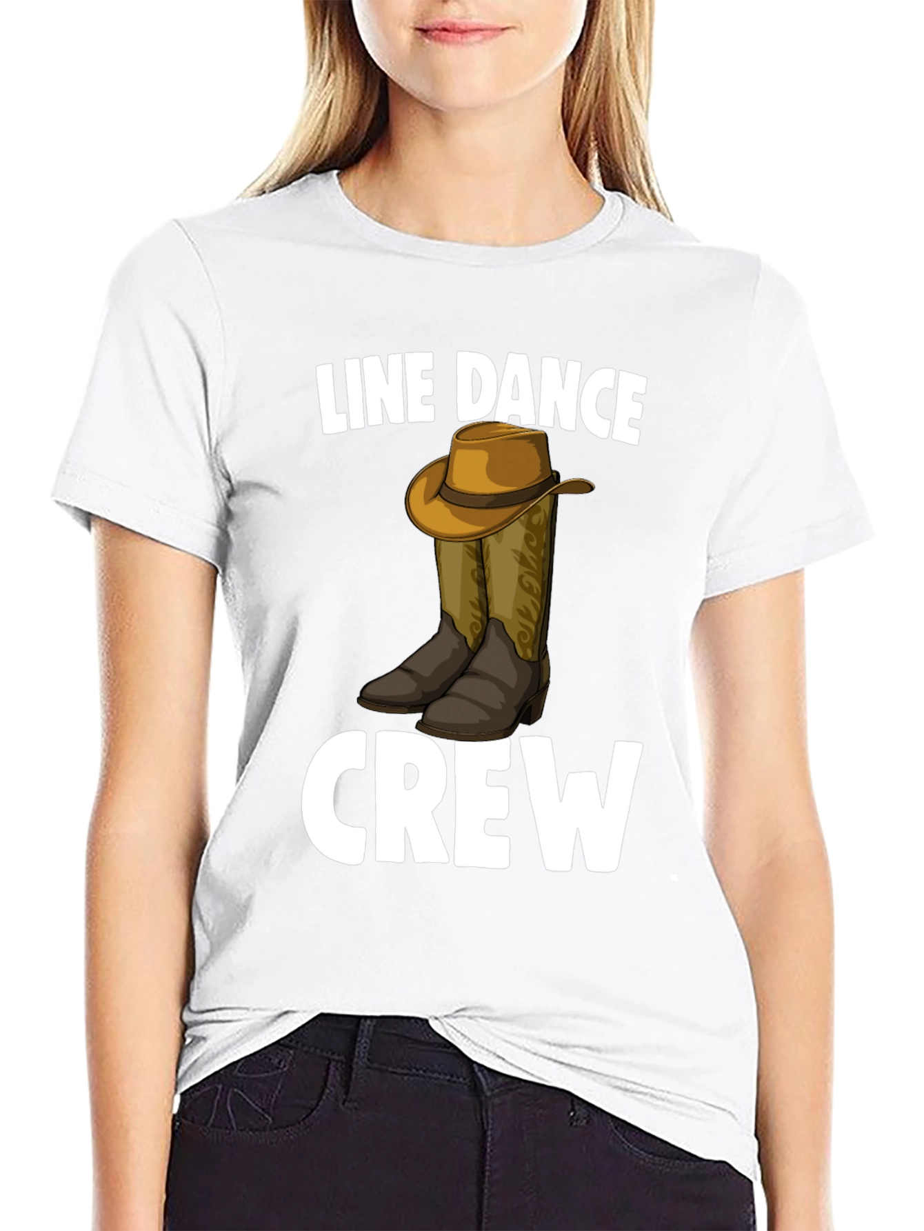 Line Dance Crew Graphic T-Shirt