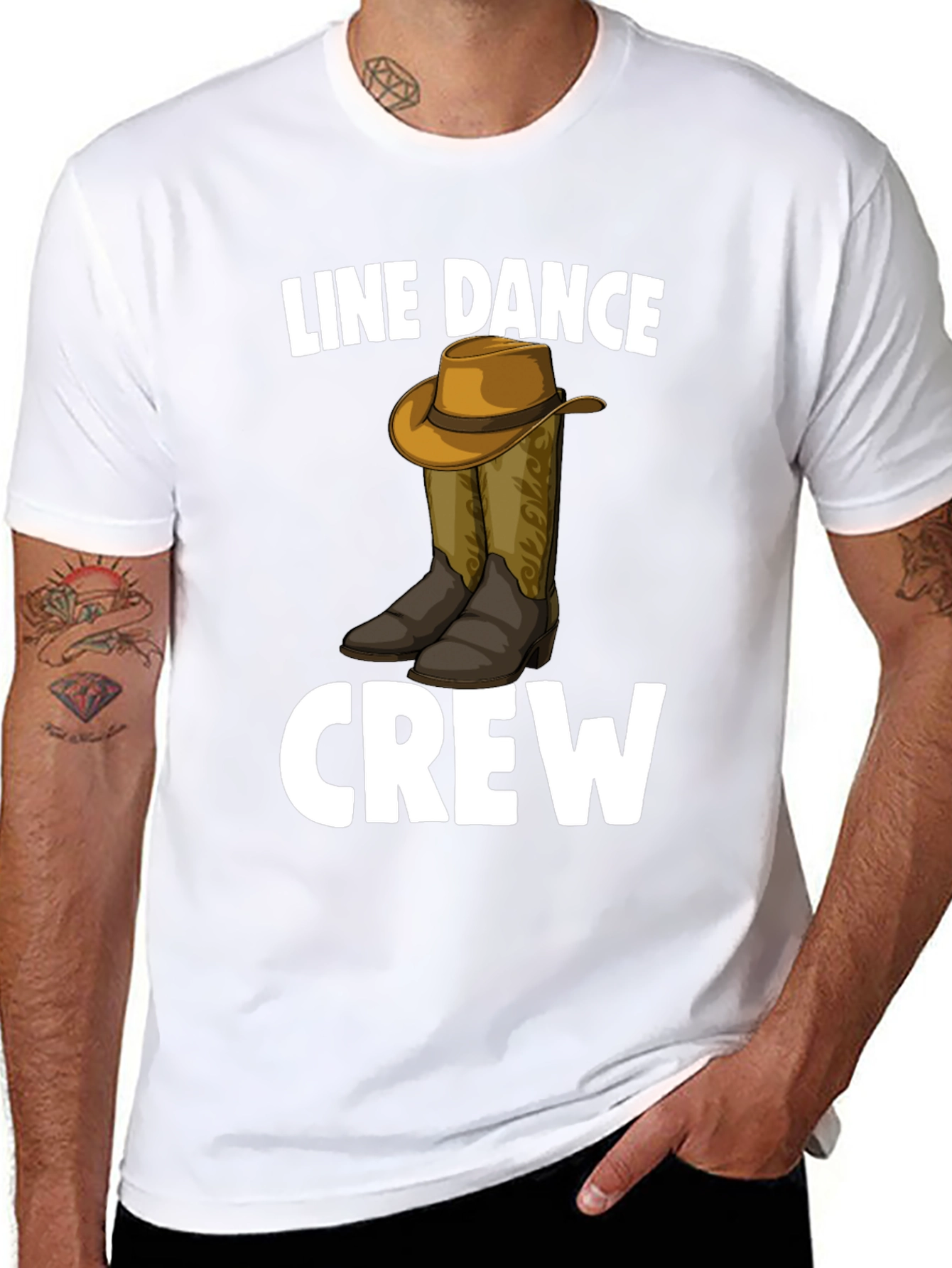 Line Dance Crew Graphic T-Shirt