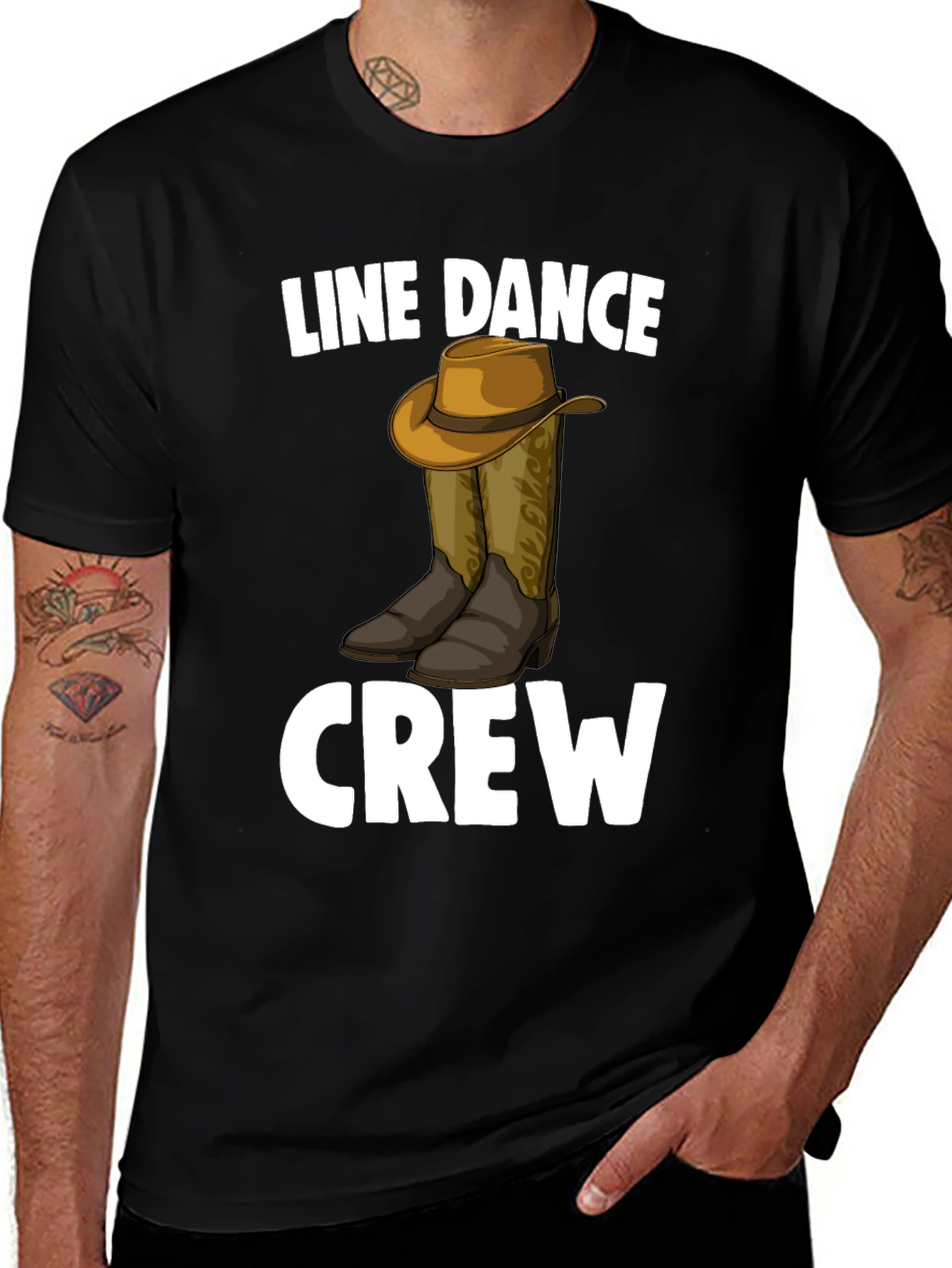 Line Dance Crew Graphic T-Shirt