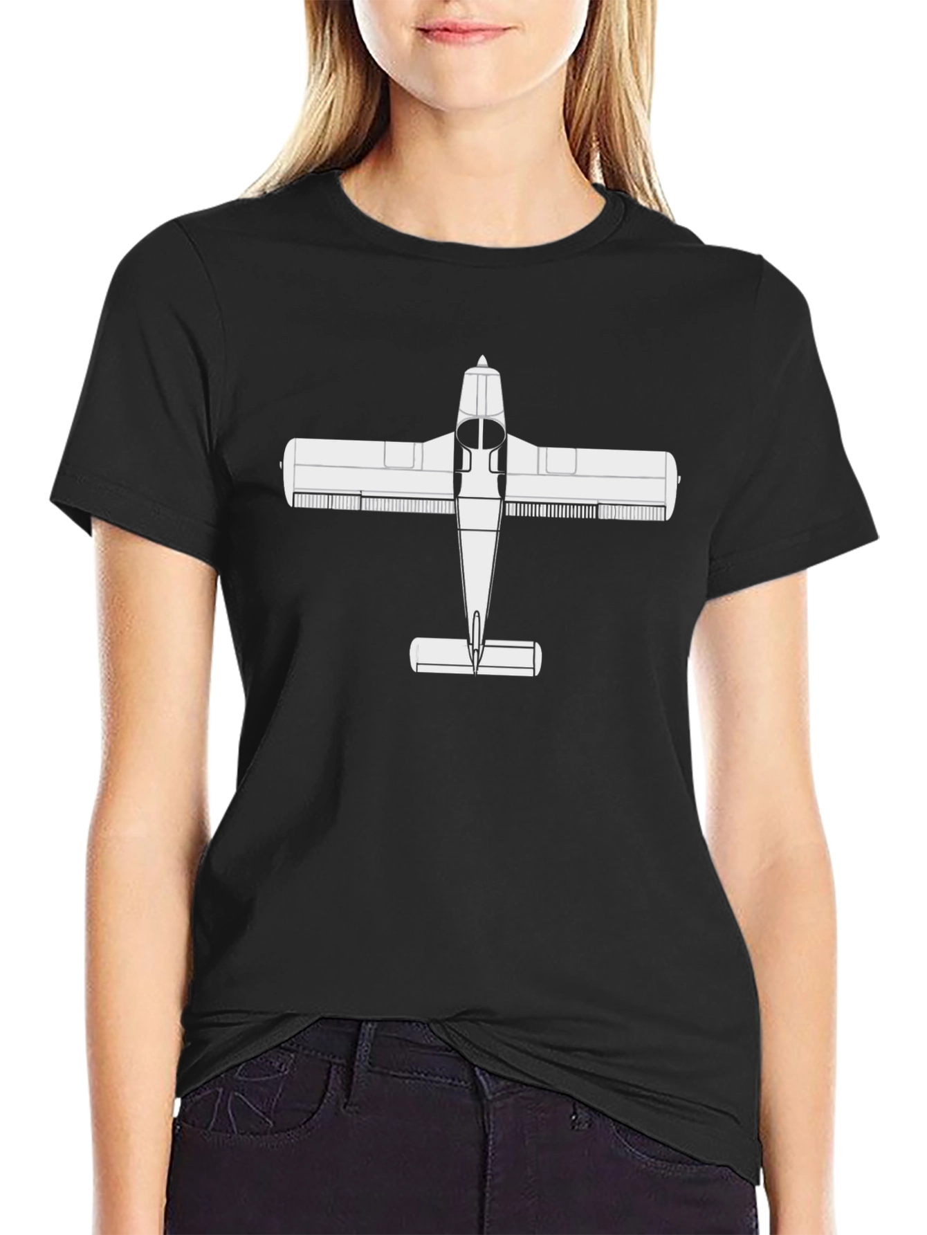 Airplane Graphic Tee - Aviation T-Shirt