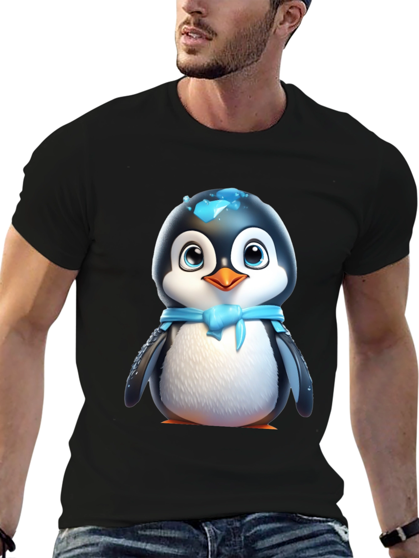 Cute Cartoon Penguin T-Shirt