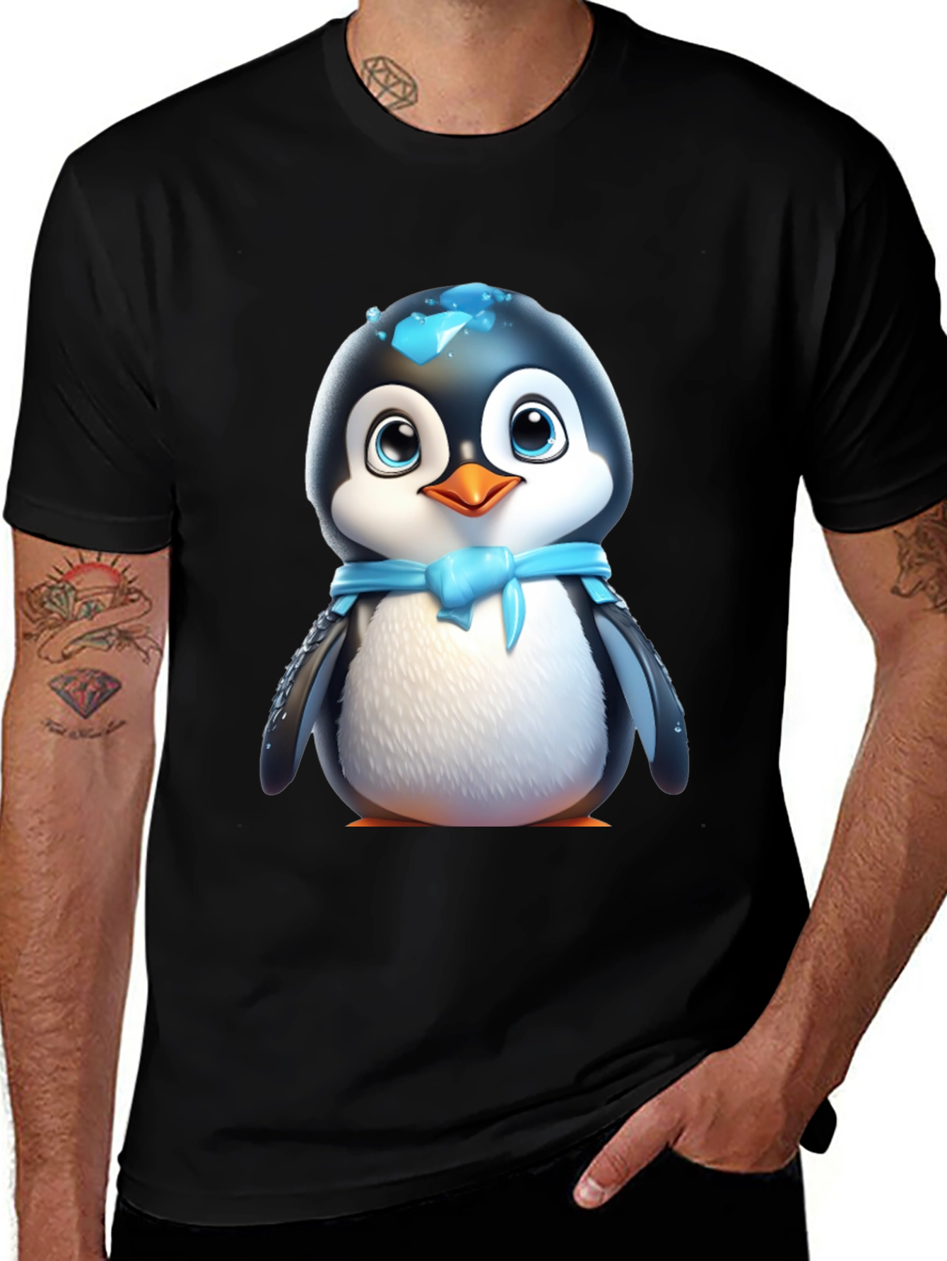 Cute Cartoon Penguin T-Shirt