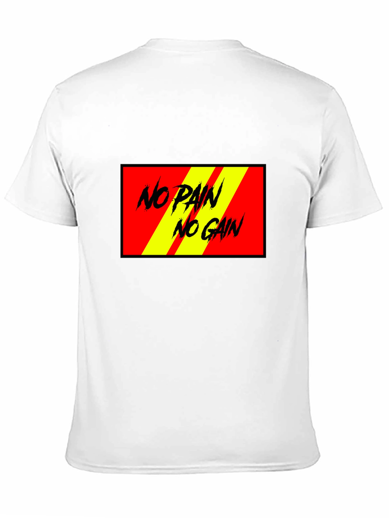 No Pain No Gain Black Graphic Tee